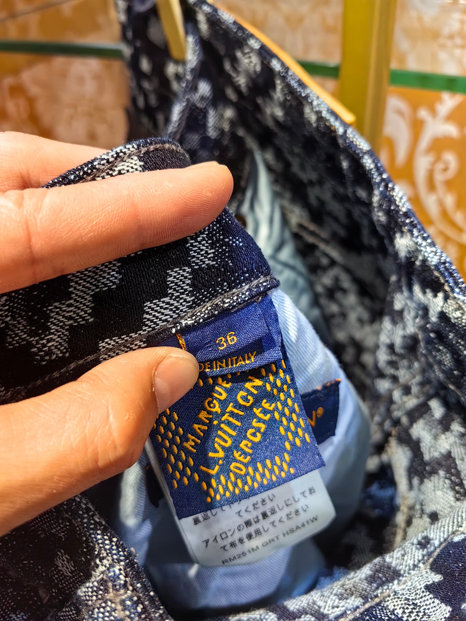 路易威登 Louis Vuitton 牛仔裤 超大版型