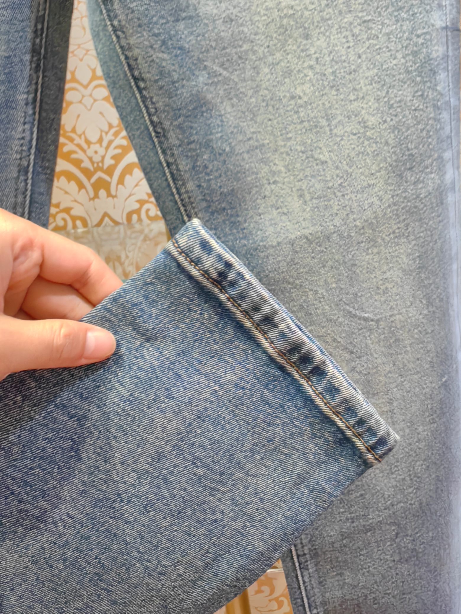 DOLCE & GABBANA p400牛仔裤 - 修身小直筒型・完璧な水洗ブルー