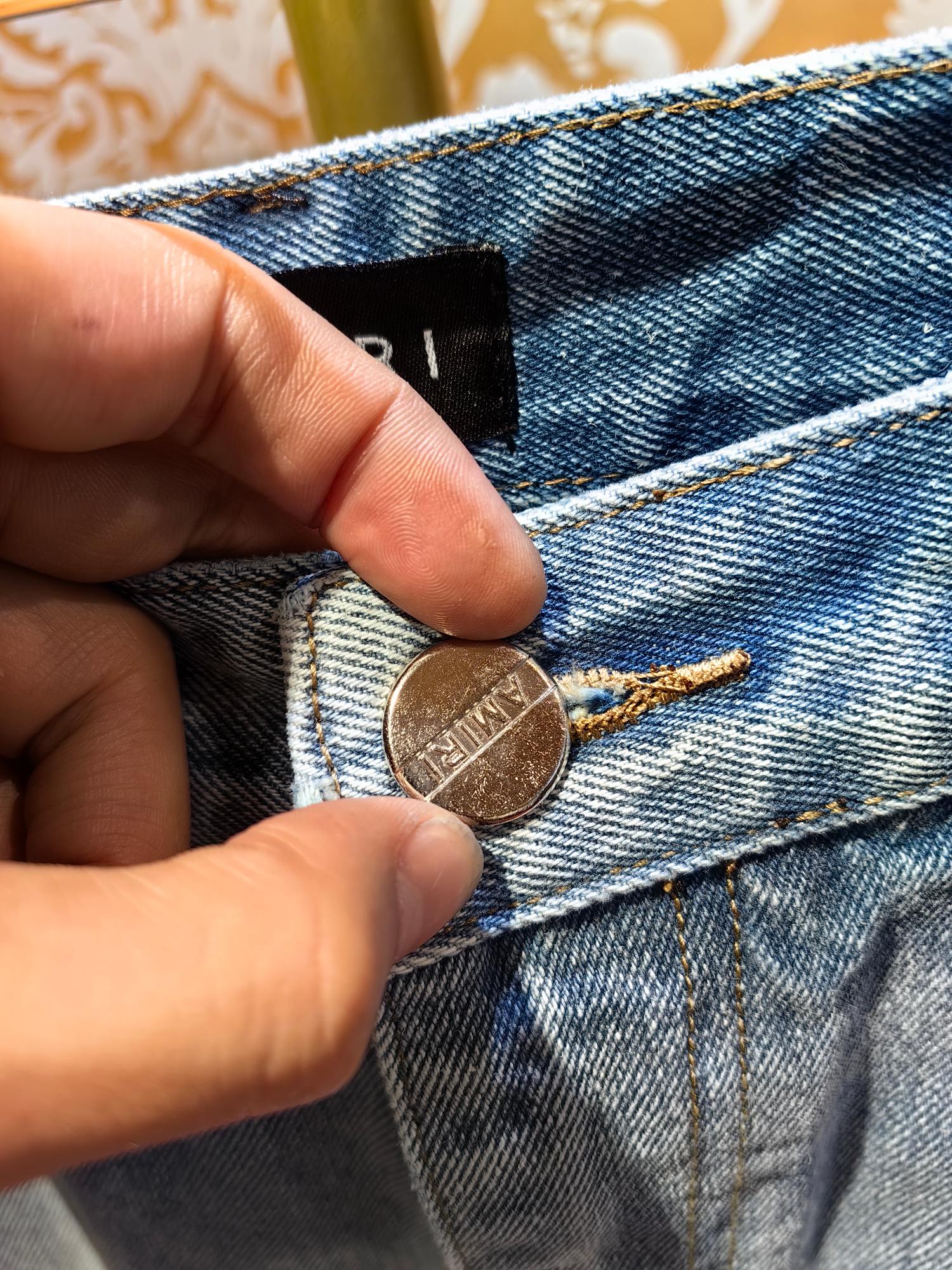 AMIRI P400 顶级版本 牛仔裤 - 高品質・広いフィット