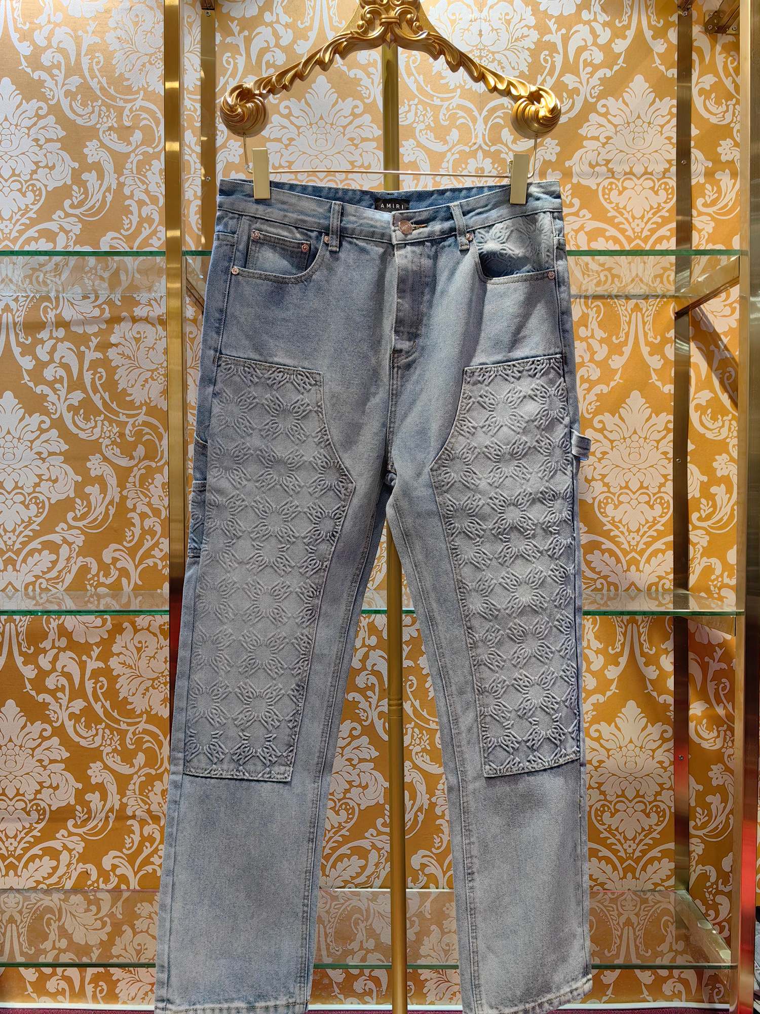 AMIRI P400 顶级版本 牛仔裤 - 高品質・広いフィット