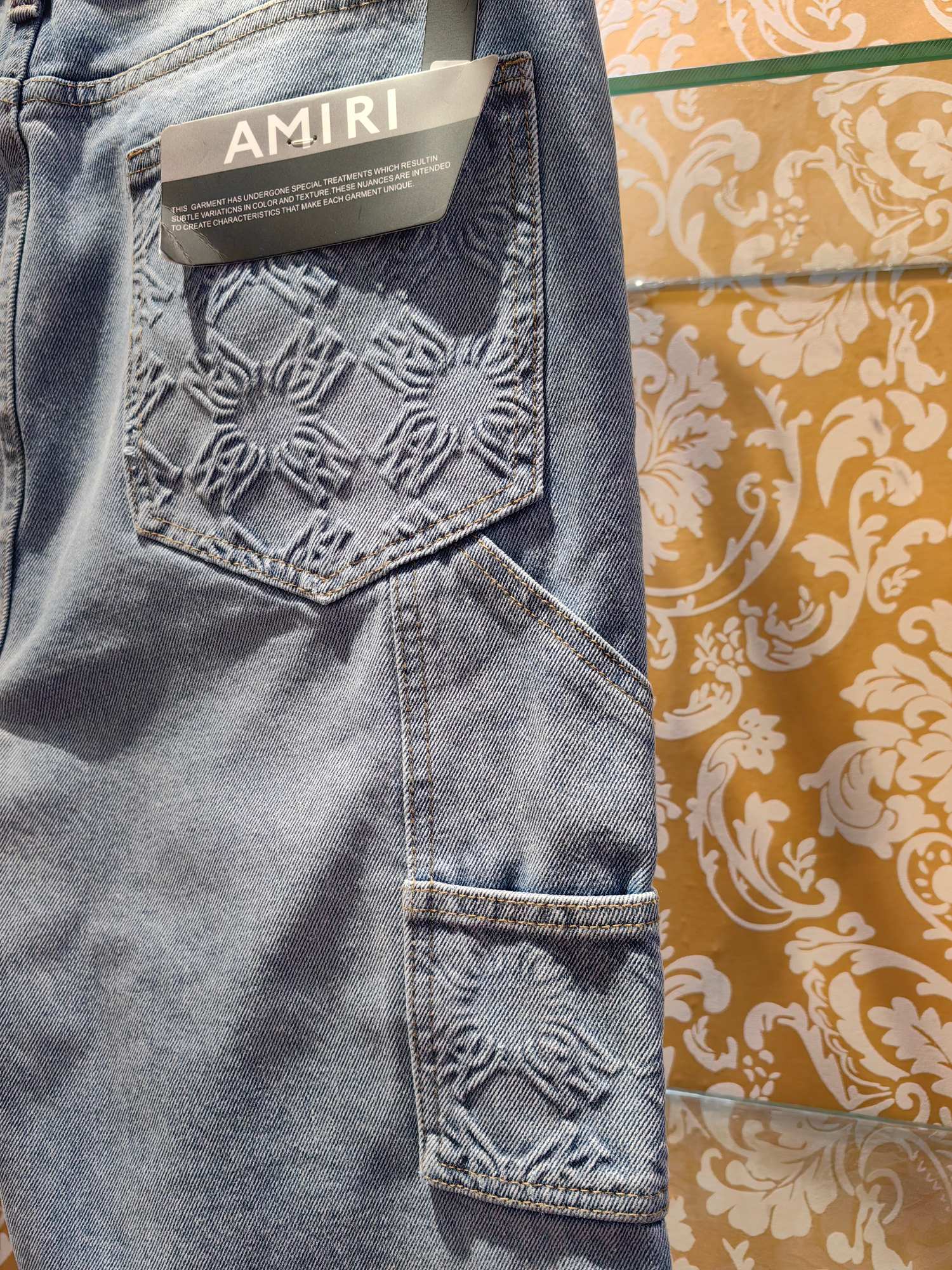 AMIRI P400 顶级版本 牛仔裤 - 高品質・広いフィット