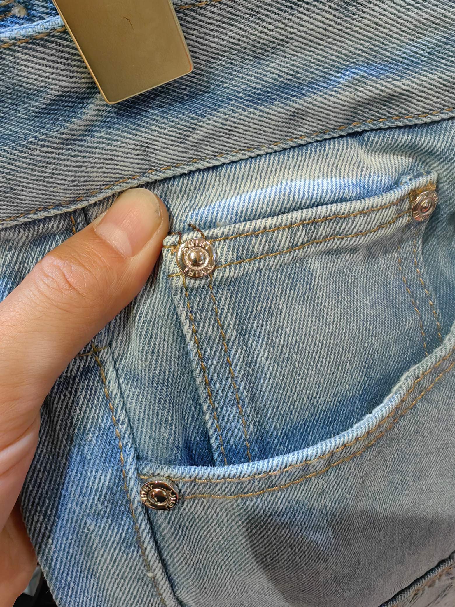 AMIRI P400 顶级版本 牛仔裤 - 高品質・広いフィット