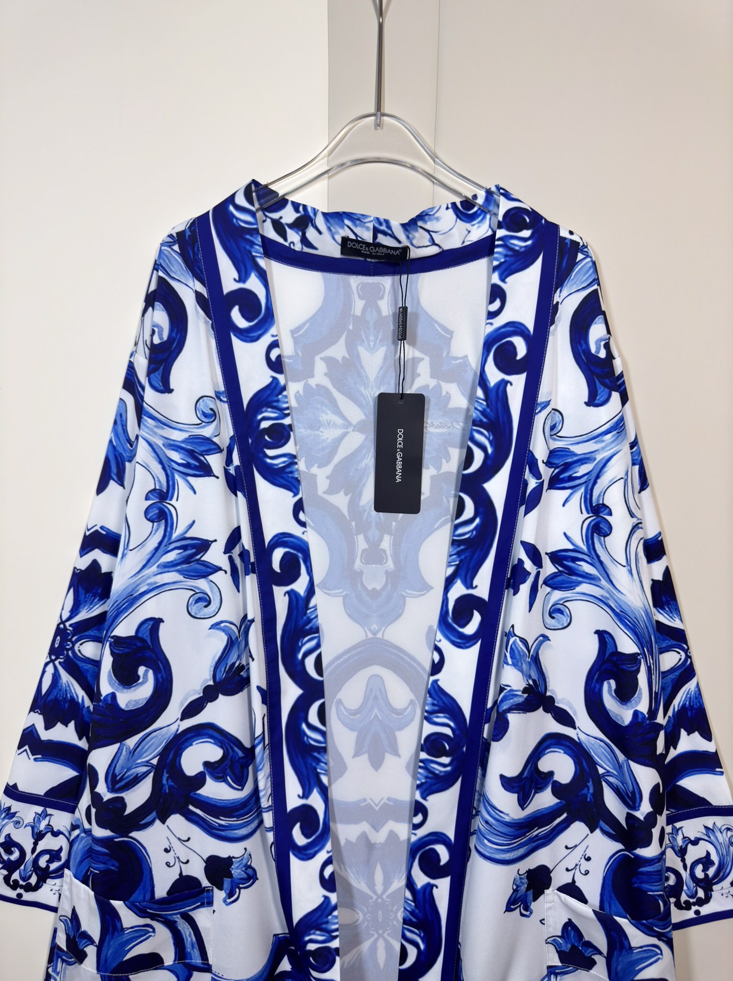 High-End Women’s Clothing: D&G/Dougabana Blue Tan Collection with Long Waist Belt - 图片 4