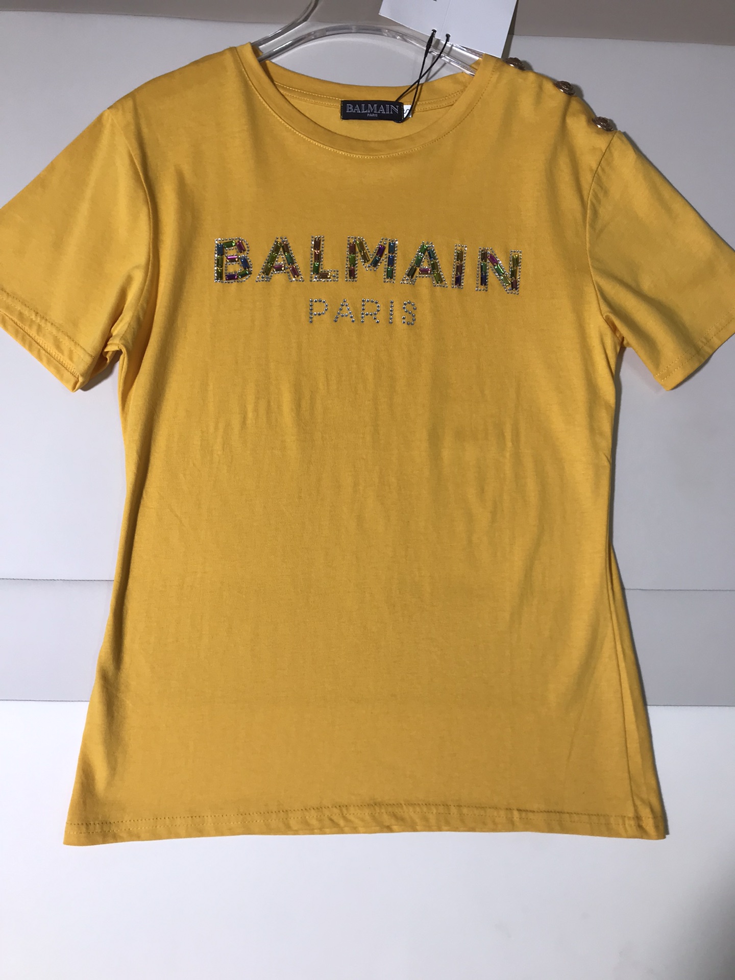 High-end Women’s Clothes: BALMAIN New Products with Color Drilling Logo Buttons - 图片 3