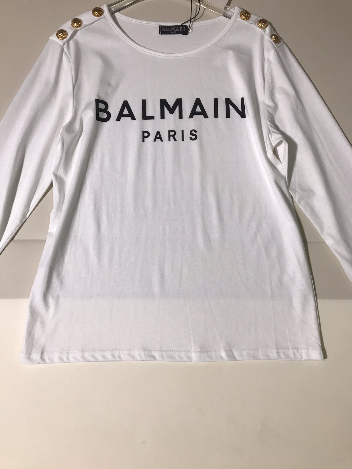 “Balmain Women’s Suit: High-End Quality with American Dollar Logo Stamp” - 图片 4