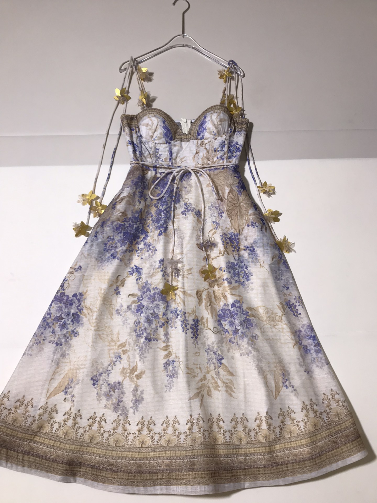 Zimmermann Austro-Australian Women’s High Quality Vacation Clothes in Purple Gold Crumbs - 图片 1