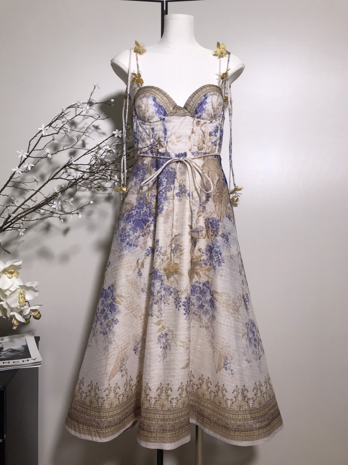 Zimmermann Austro-Australian Women’s Vacation Purple Gold Dress Collection: High Quality Fashion Items - 图片 1