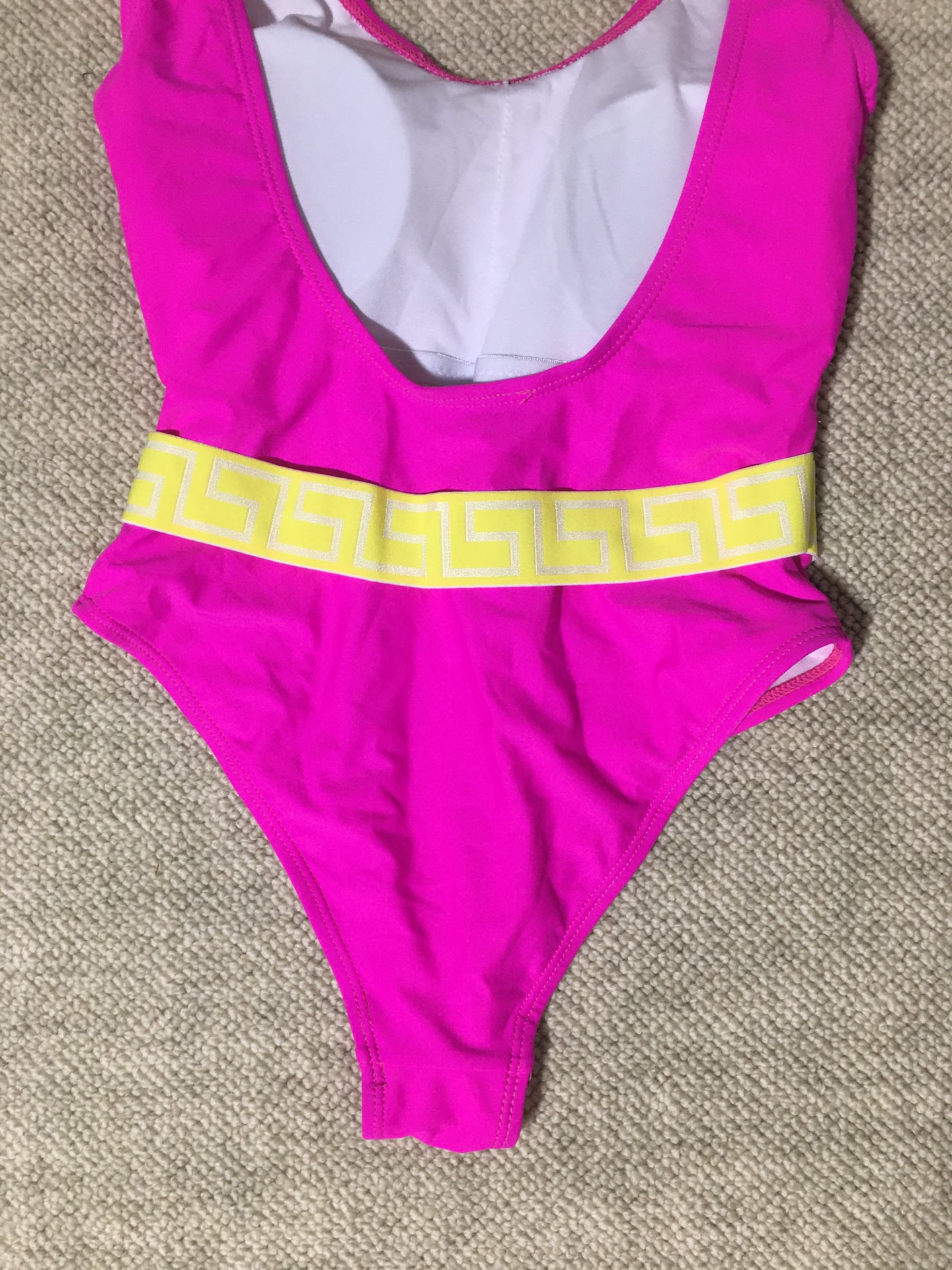 High-end Women’s Clothes with Versace/Vanthschure Colors, Yellow Edge Plots, No Cuff Tights - 图片 8