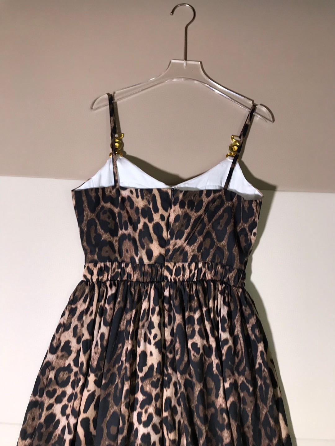 High-End Versace/Vanthruxol Women’s Dress: Classic Leopard Corset with Metal Details - 图片 7