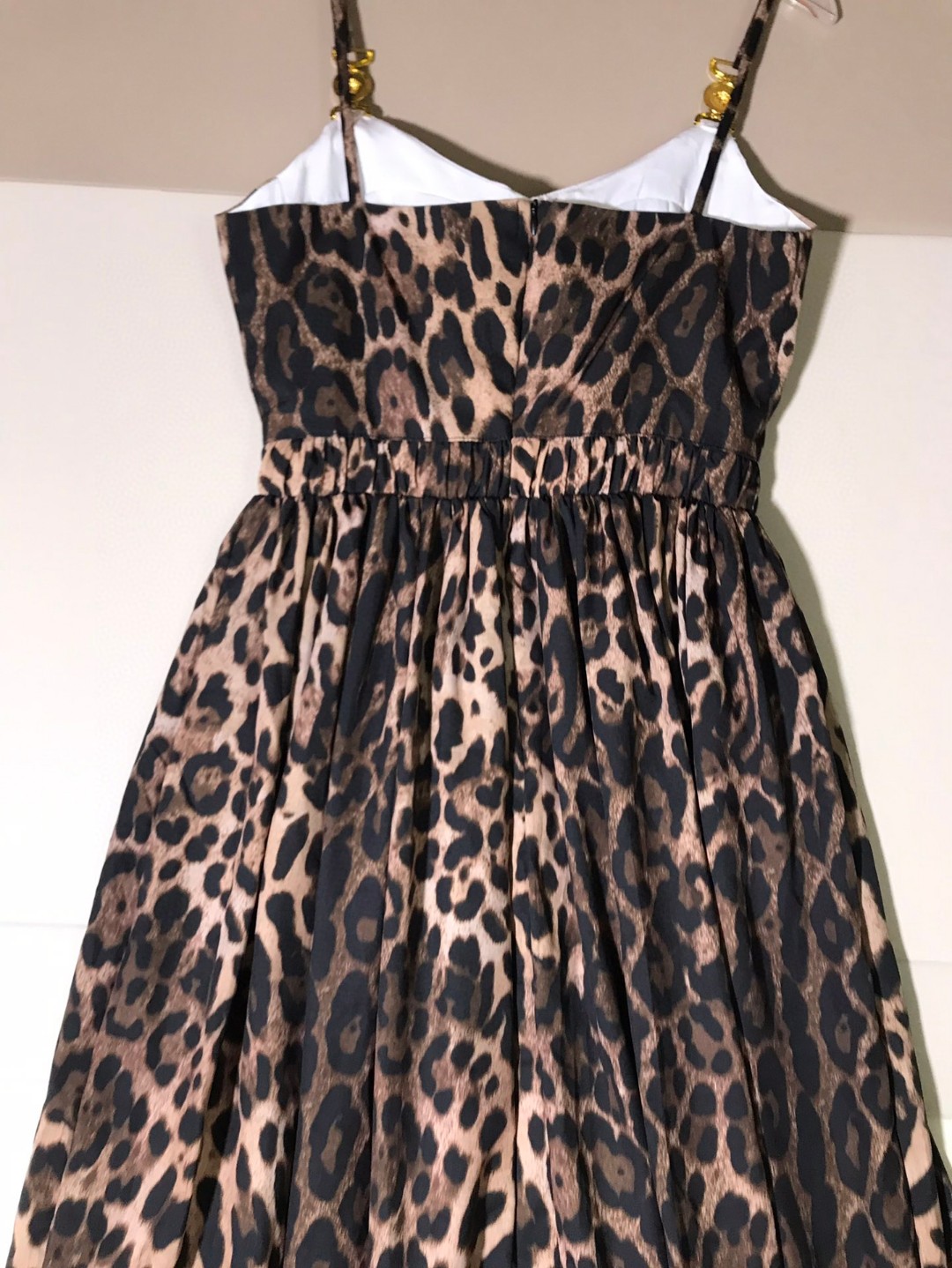 High-End Versace/Vanthruxol Women’s Dress: Classic Leopard Corset with Metal Details - 图片 8