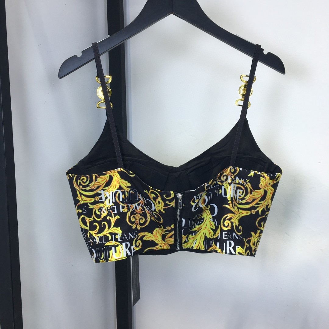 High-End Women’s Clothing Sets with Versace Packaging and Custom Metal Buttons - 图片 9