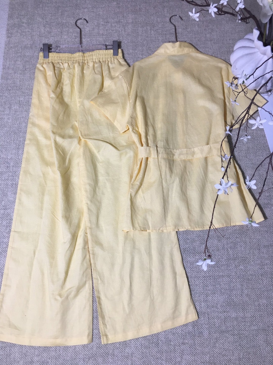 High-End Women’s Suit with Embroidered Short-Sleeve Shirt and Thongs in Various Sizes - 图片 9