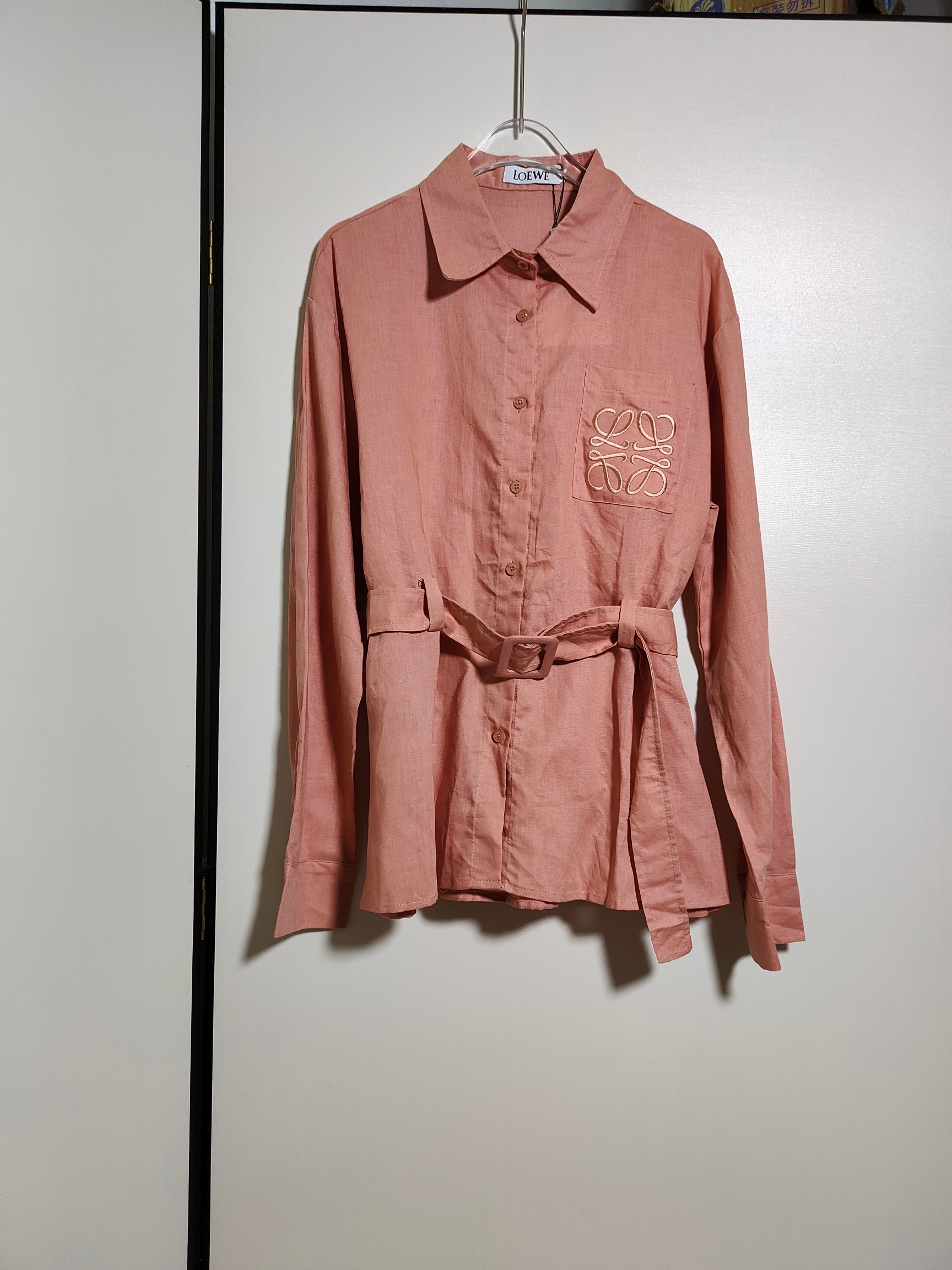 High-End Quality Women’s Clothing Sets with Embroidered Sleeves and Waist-Belt Shirt - 图片 5