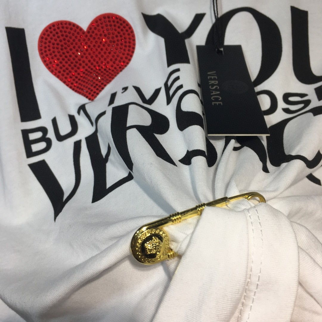 High Quality Women’s Clothes: Versace/Franch Cheap Series with Burned Emblem Embroidered Recreational T-Shirts - 图片 6