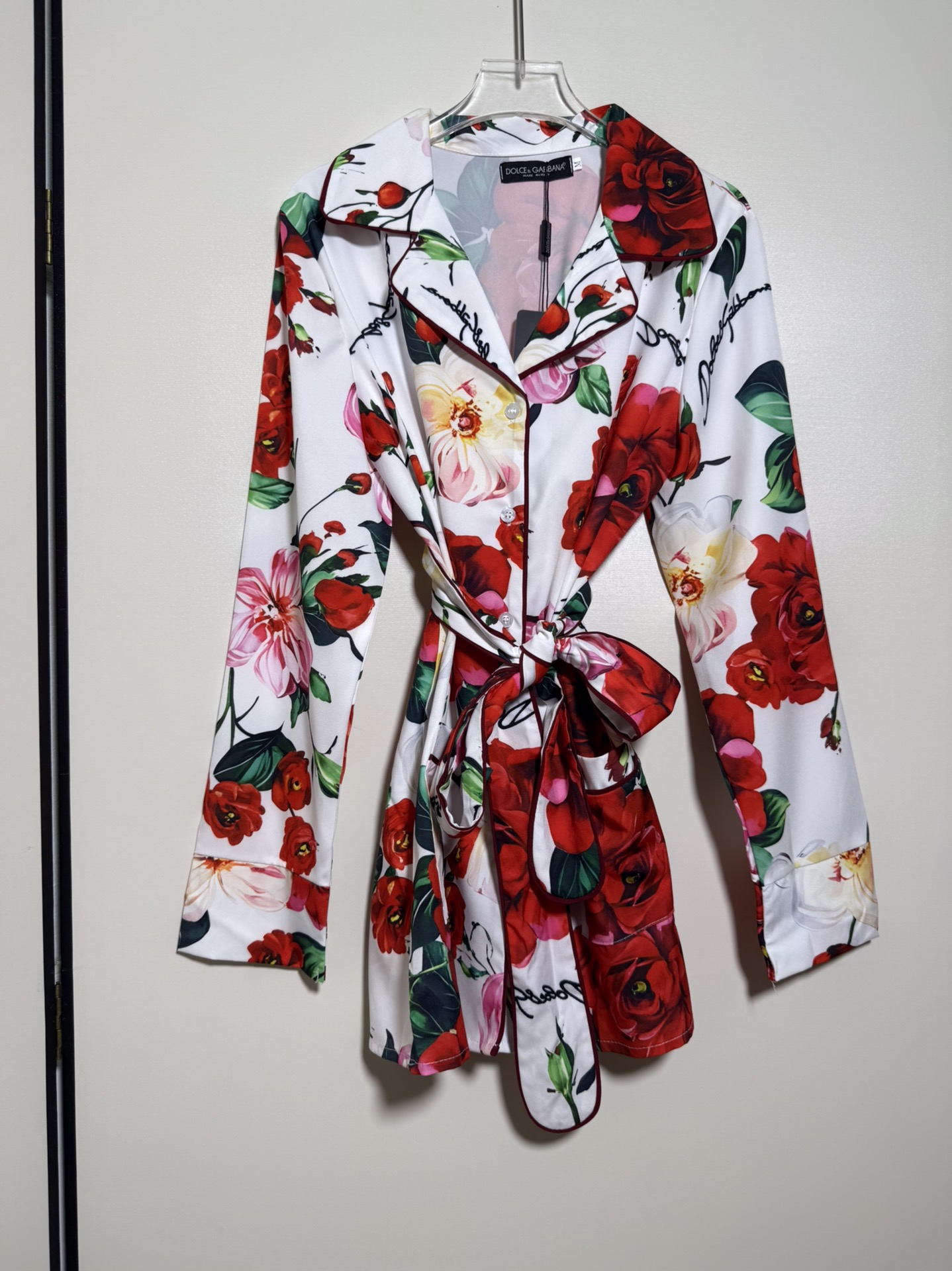 High-End Women’s Clothes Sets: Dolce & Gabbana Dugarbana Pyjamas with Rose Print - 图片 7