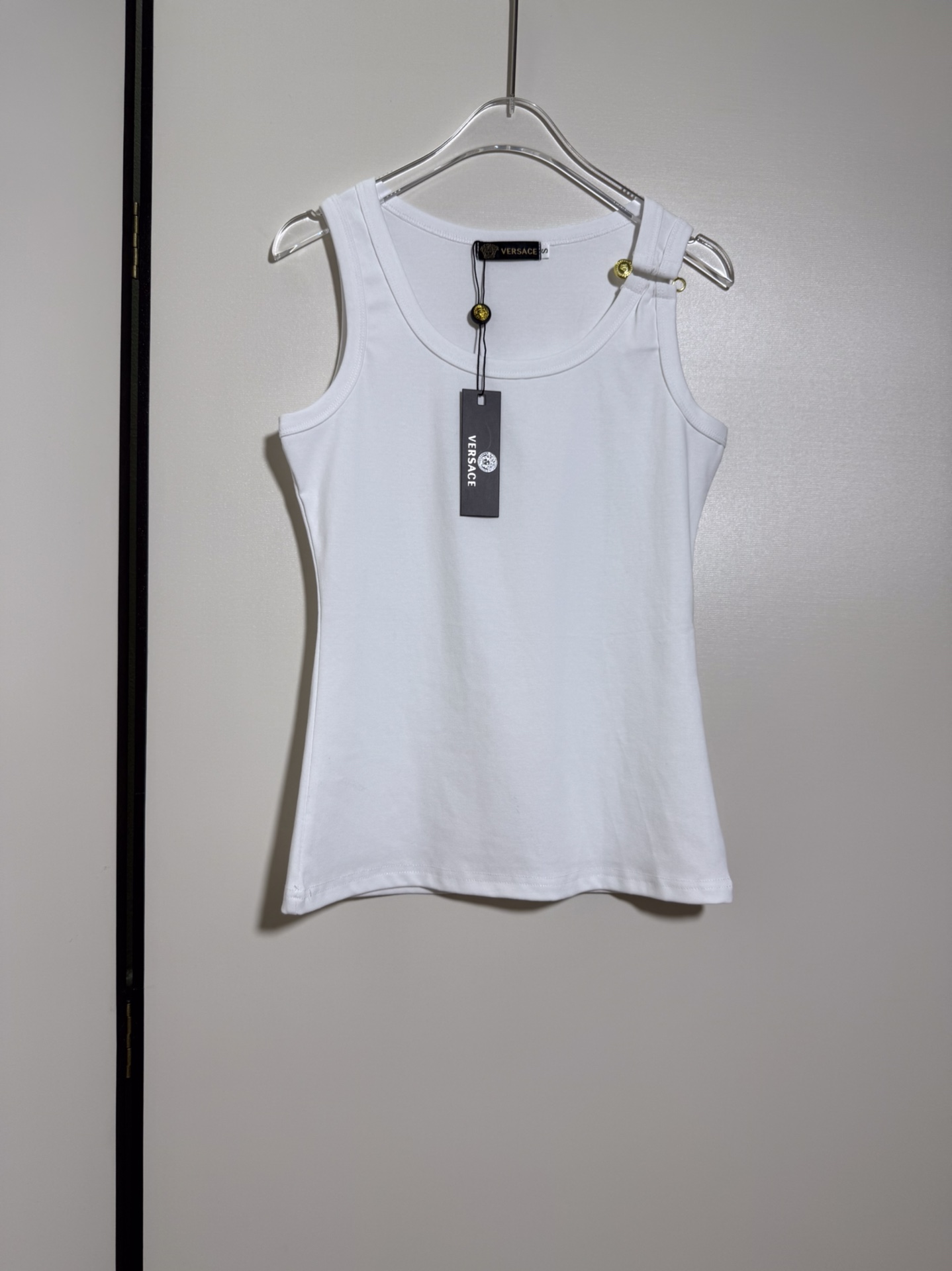 High-end Women’s Clothing: Versace/Phanschet Vest Belts with Metal Ink Details - 图片 1