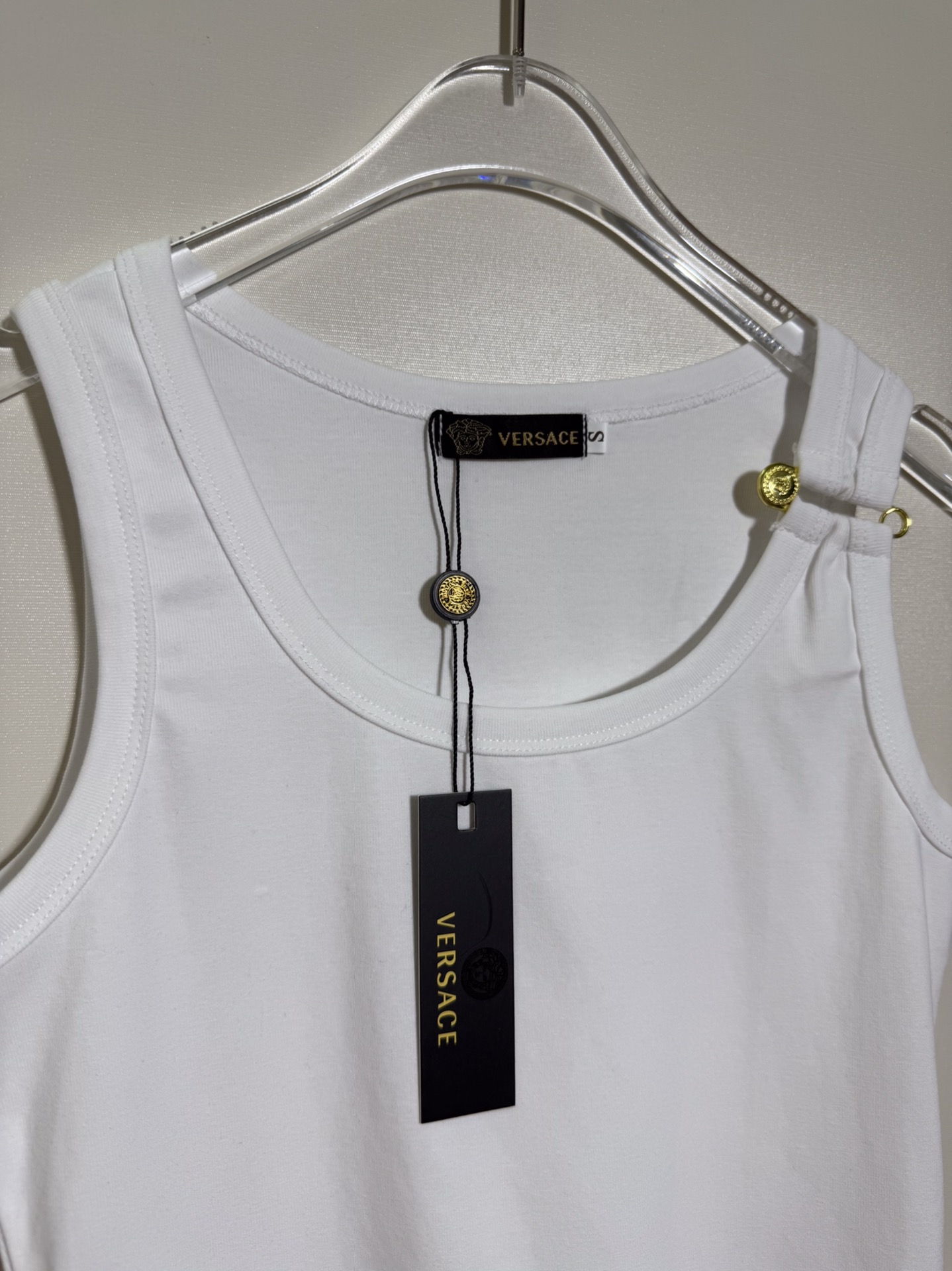 High-end Women’s Clothing: Versace/Phanschet Vest Belts with Metal Ink Details - 图片 8
