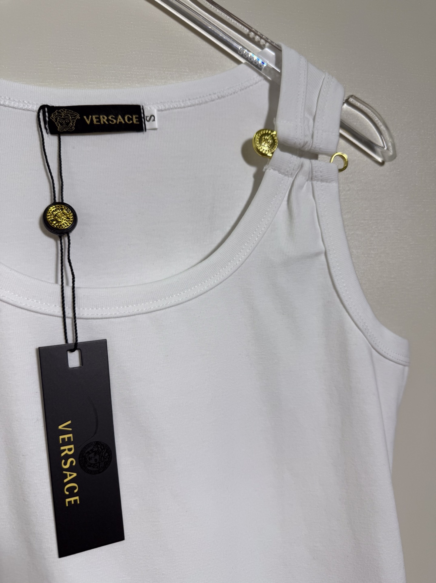 High-end Women’s Clothing: Versace/Phanschet Vest Belts with Metal Ink Details - 图片 6