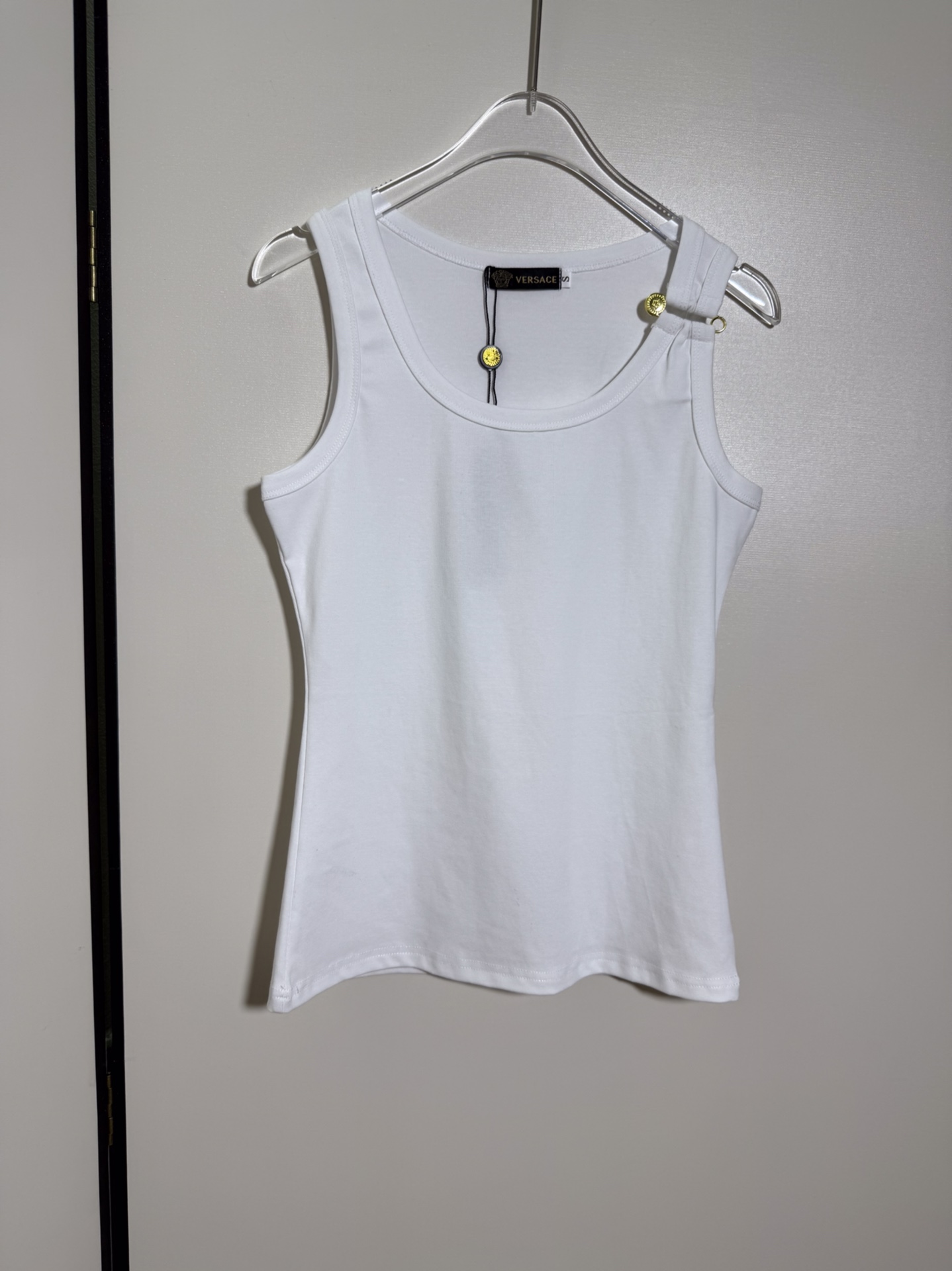 High-end Women’s Clothing: Versace/Phanschet Vest Belts with Metal Ink Details - 图片 7