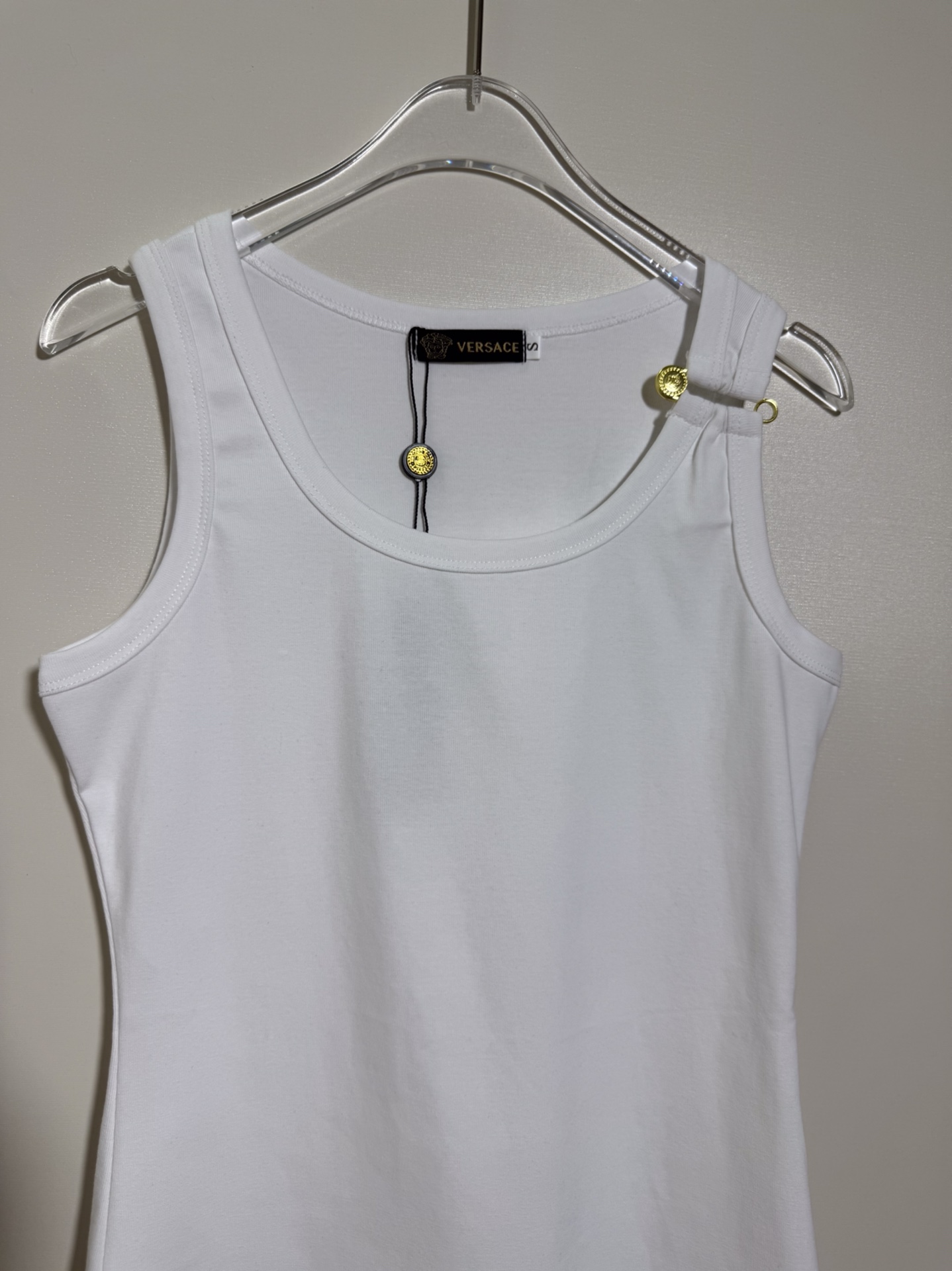 High-end Women’s Clothing: Versace/Phanschet Vest Belts with Metal Ink Details - 图片 3