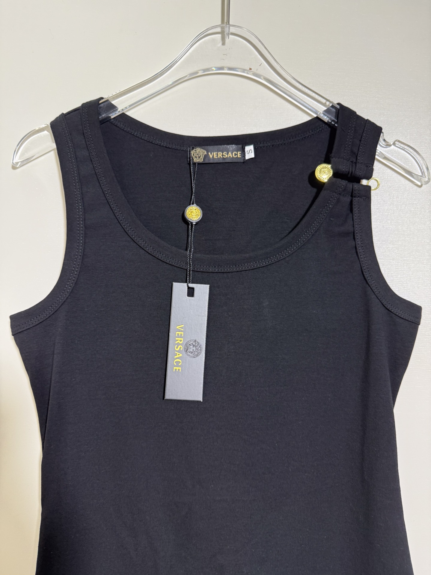High-End Women’s Clothing: Versace/Phanschet Vest Belts with Metal Ink Details - 图片 3