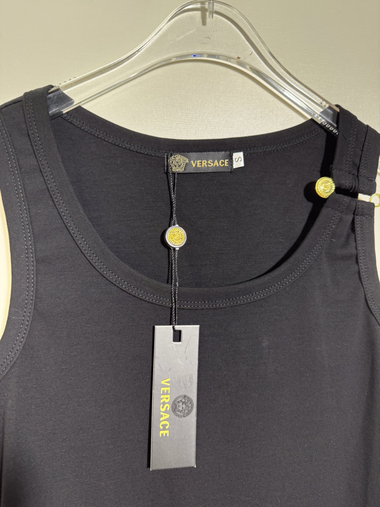 High-End Women’s Clothing: Versace/Phanschet Vest Belts with Metal Ink Details - 图片 8