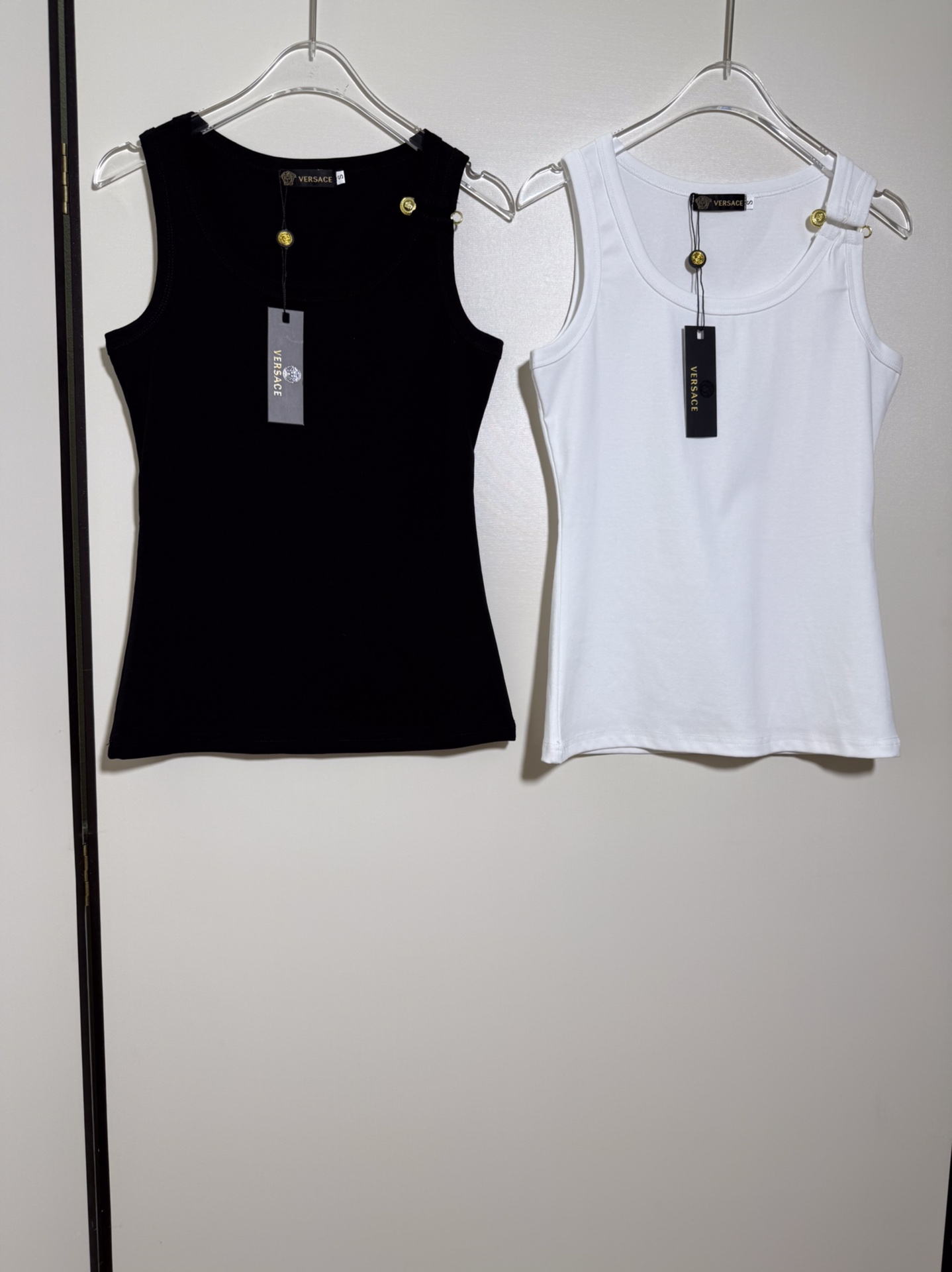 High-End Women’s Clothing: Versace/Phanschet Vest Belts with Metal Ink Detail, Sizes SMLXL - 图片 2