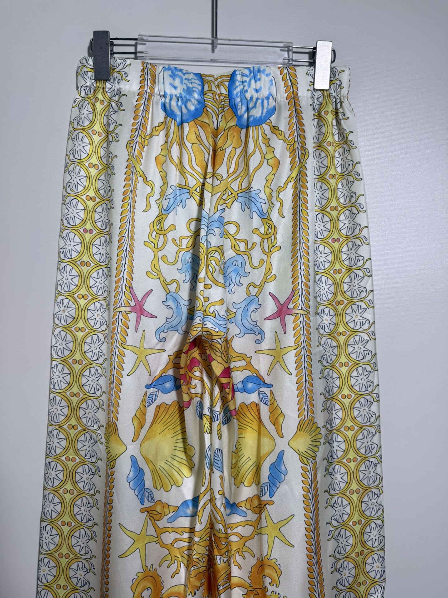 High Quality Women’s Clothes: Versace/Franch Chest, Yellow Seashells, Sea Stars, Loose-legged Pants - 图片 8