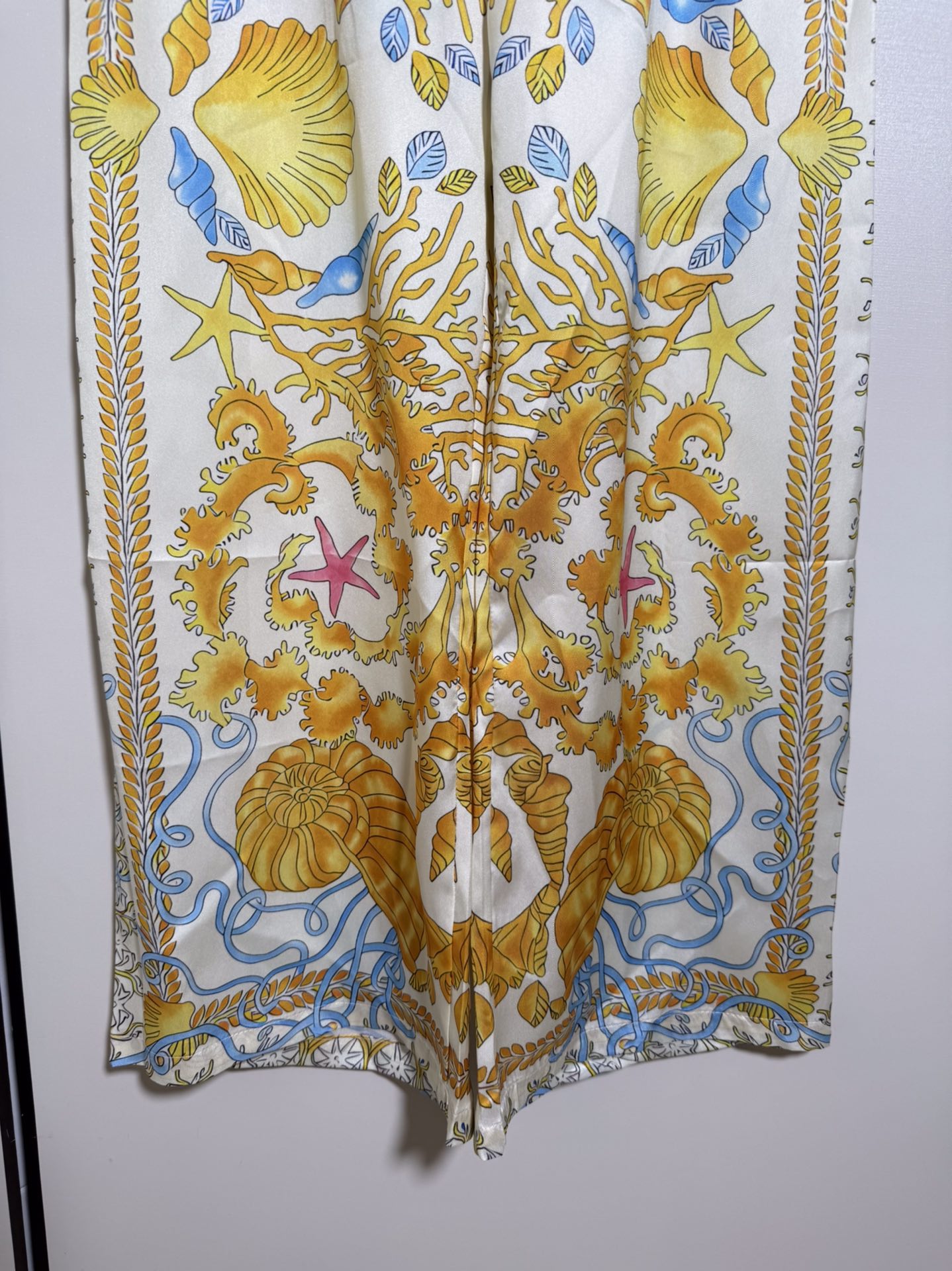 High Quality Women’s Clothes: Versace/Franch Chest, Yellow Seashells, Sea Stars, Loose-legged Pants - 图片 4
