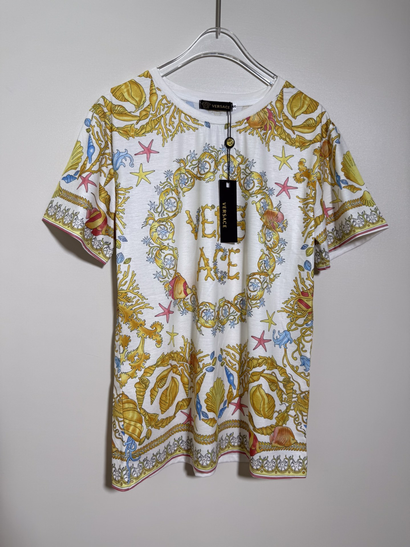 High Quality Women’s Clothes: Versace/Franch Chests, Yellow Seashell Starfish T-Shirt Sets - 图片 5