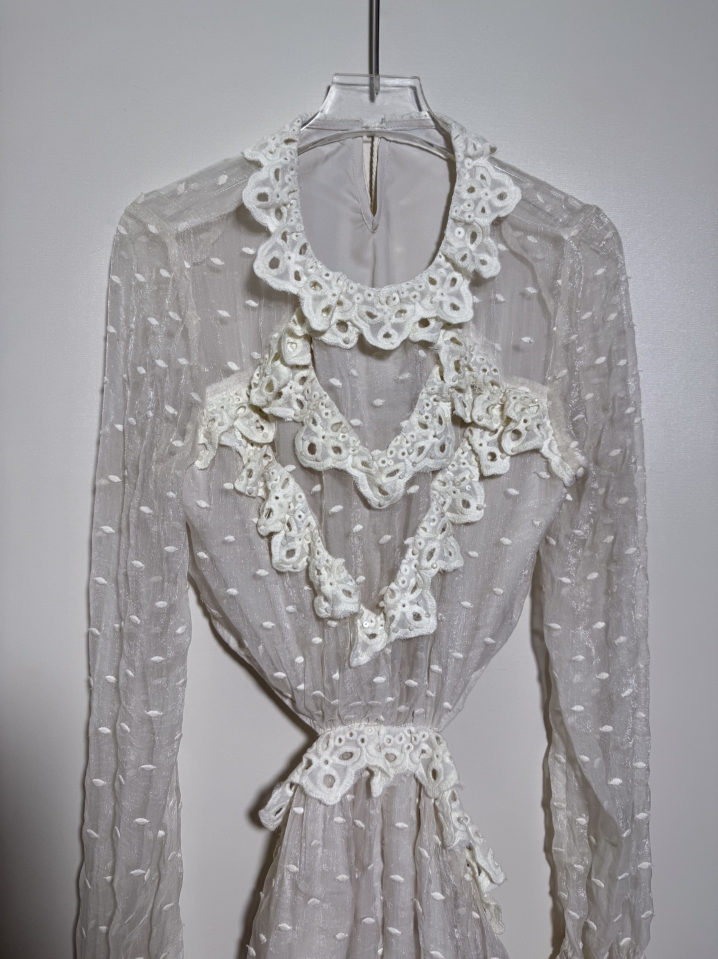 High-end Women’s Cloaks: Quality, Heavy Work, Crushed by Lacey Juice, Collapse. - 图片 3