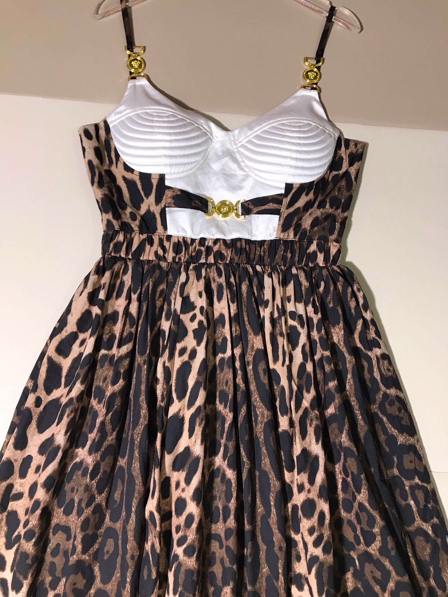 High Quality Women’s Clothes: Versace/Vanthructol Leopard Grafts, Corset & Long Skirt - 图片 5
