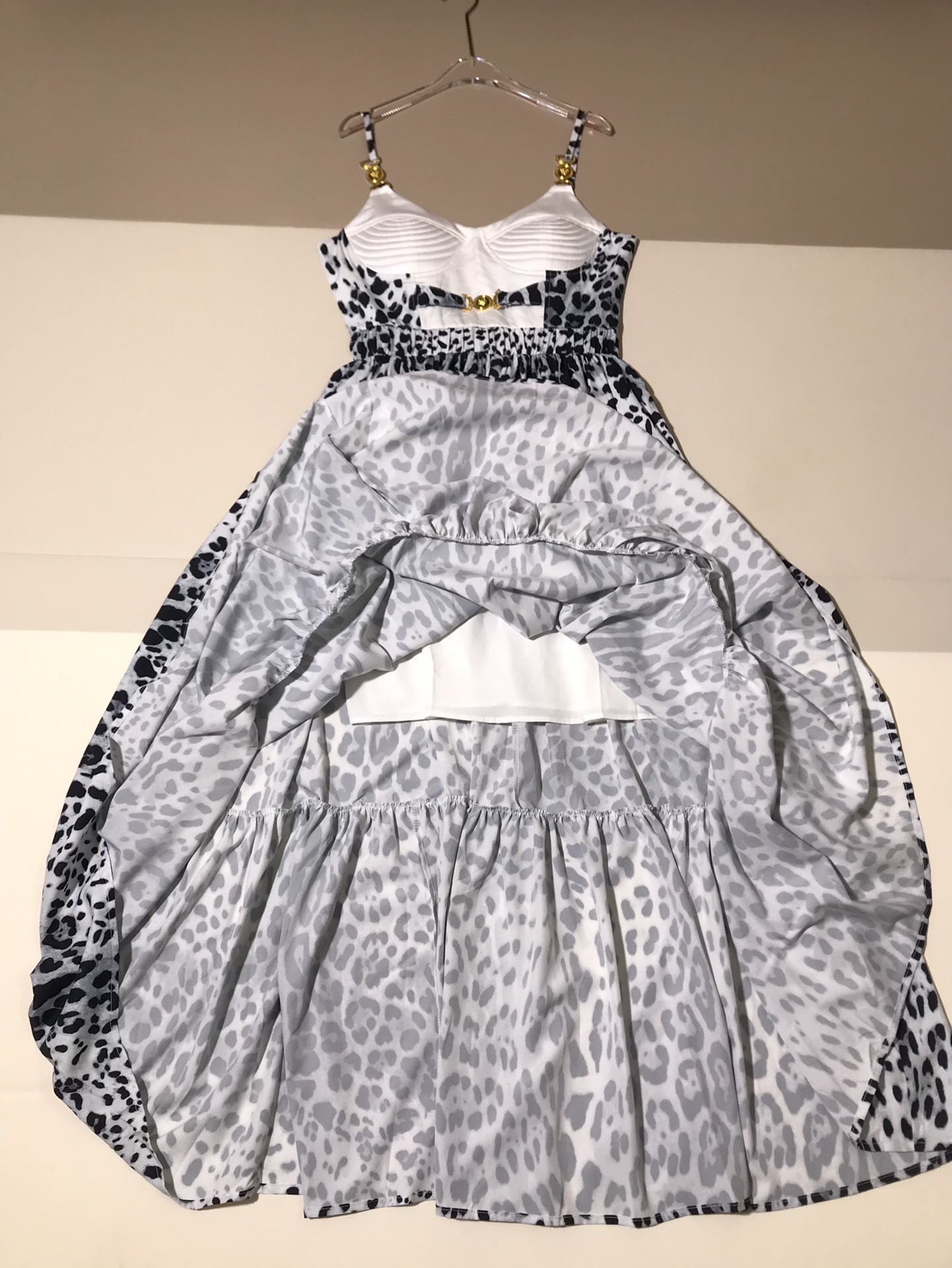 High-Quality Women’s Clothes: Versace/Vanthructol Series with Classic Leopard Grafts, Corset, Long Skirt - 图片 8