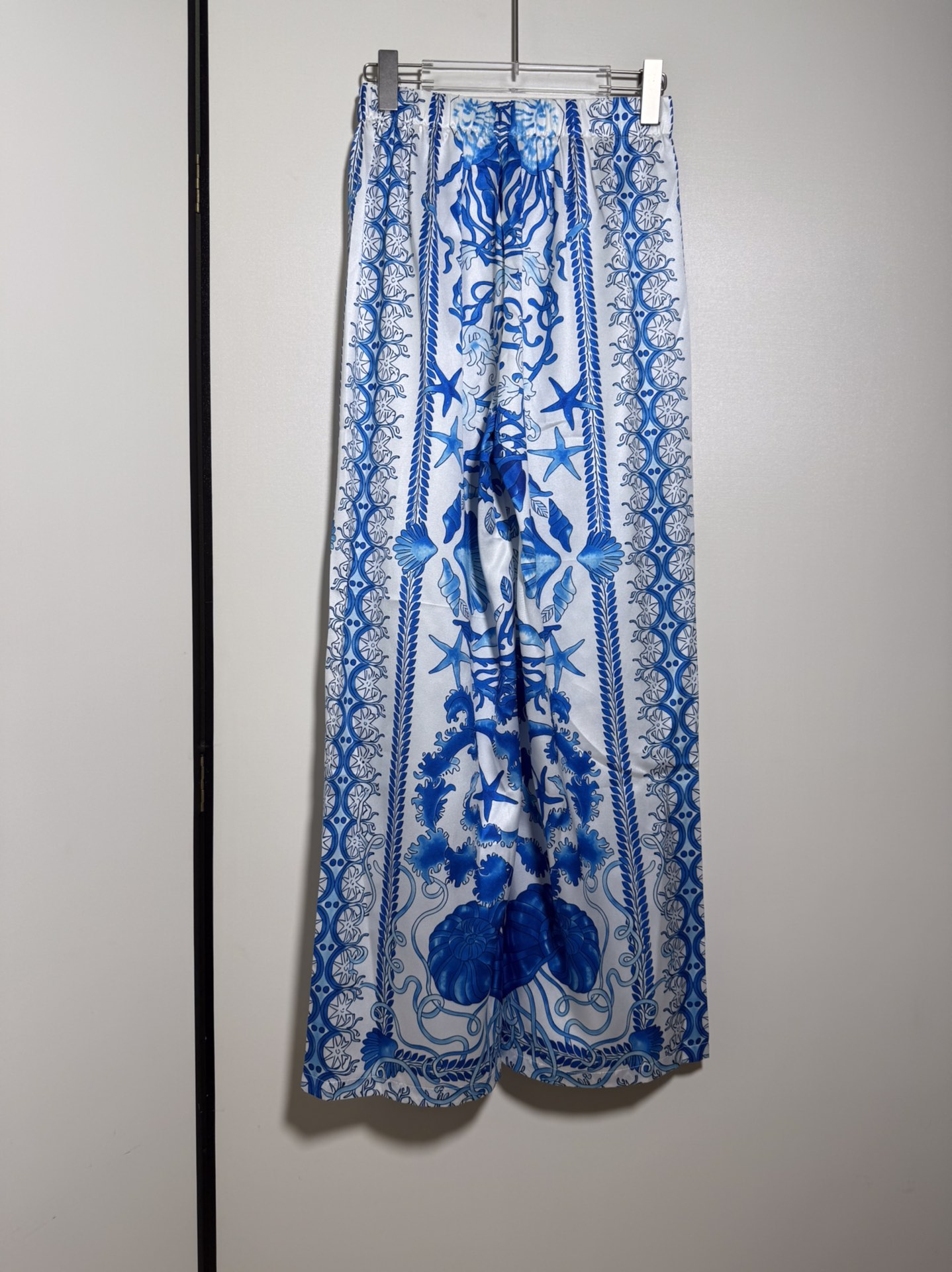High-End Women’s Clothes Set: Versace/Franch Chest, Blue Bottom Star, Seashell Design, SMLXL Sizes - 图片 8