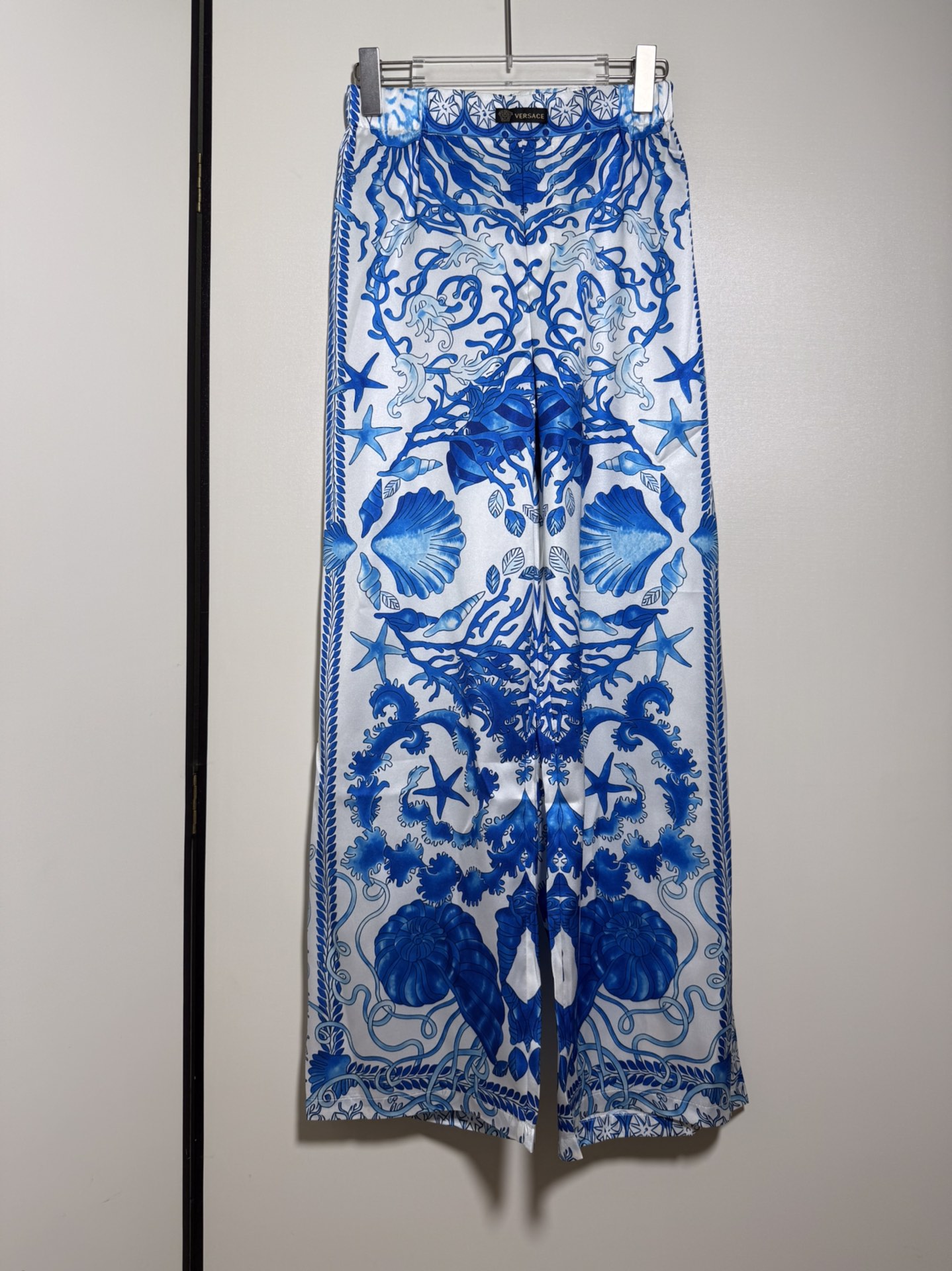 High-End Women’s Clothes Set: Versace/Franch Chest, Blue Bottom Star, Seashell Design, SMLXL Sizes - 图片 6