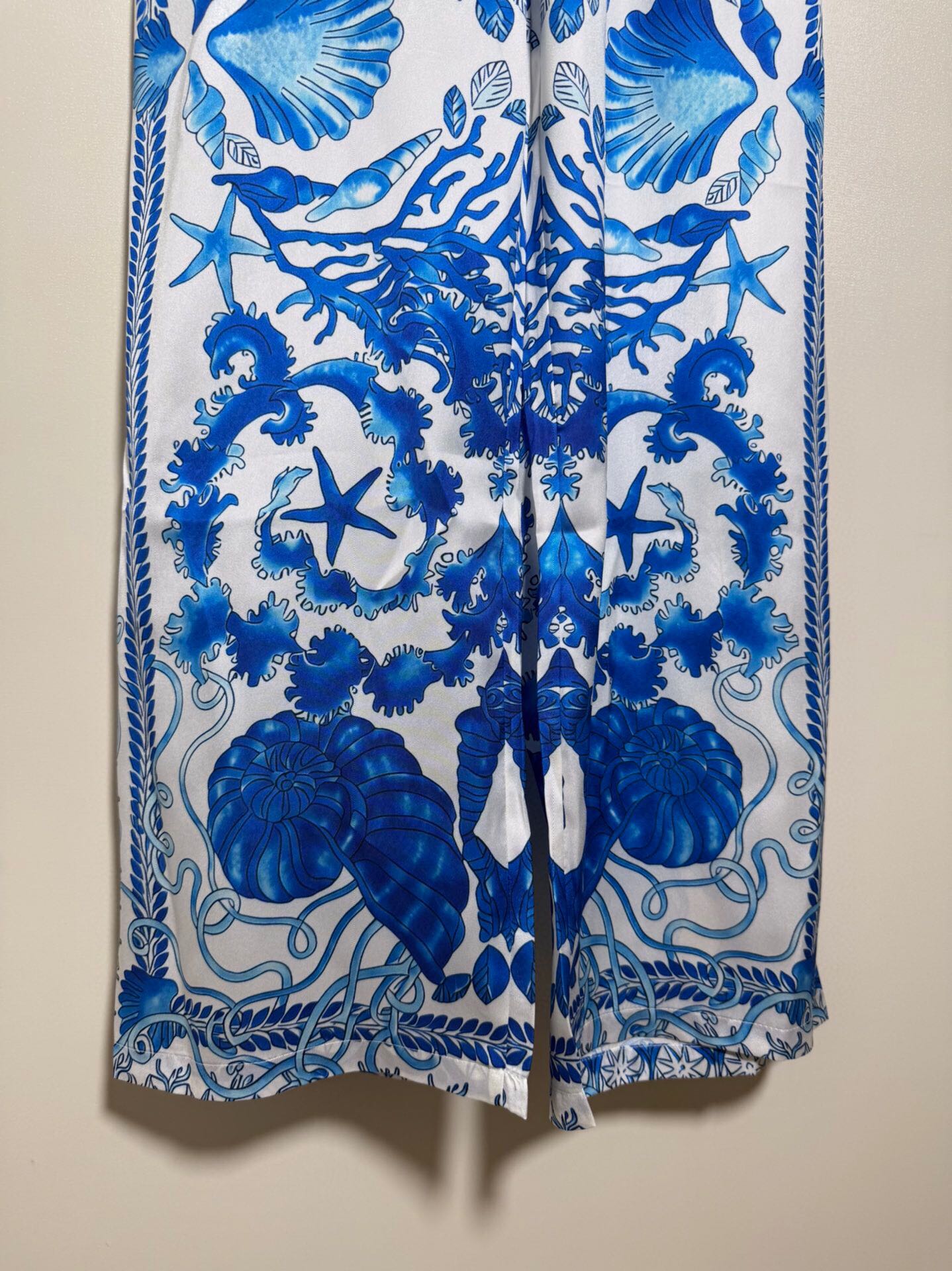 “Versace/Franch Chest Women’s Barlock Seashells Bottom Star Conch Seastars Twirl Broad Legs SMLXL” - 图片 8