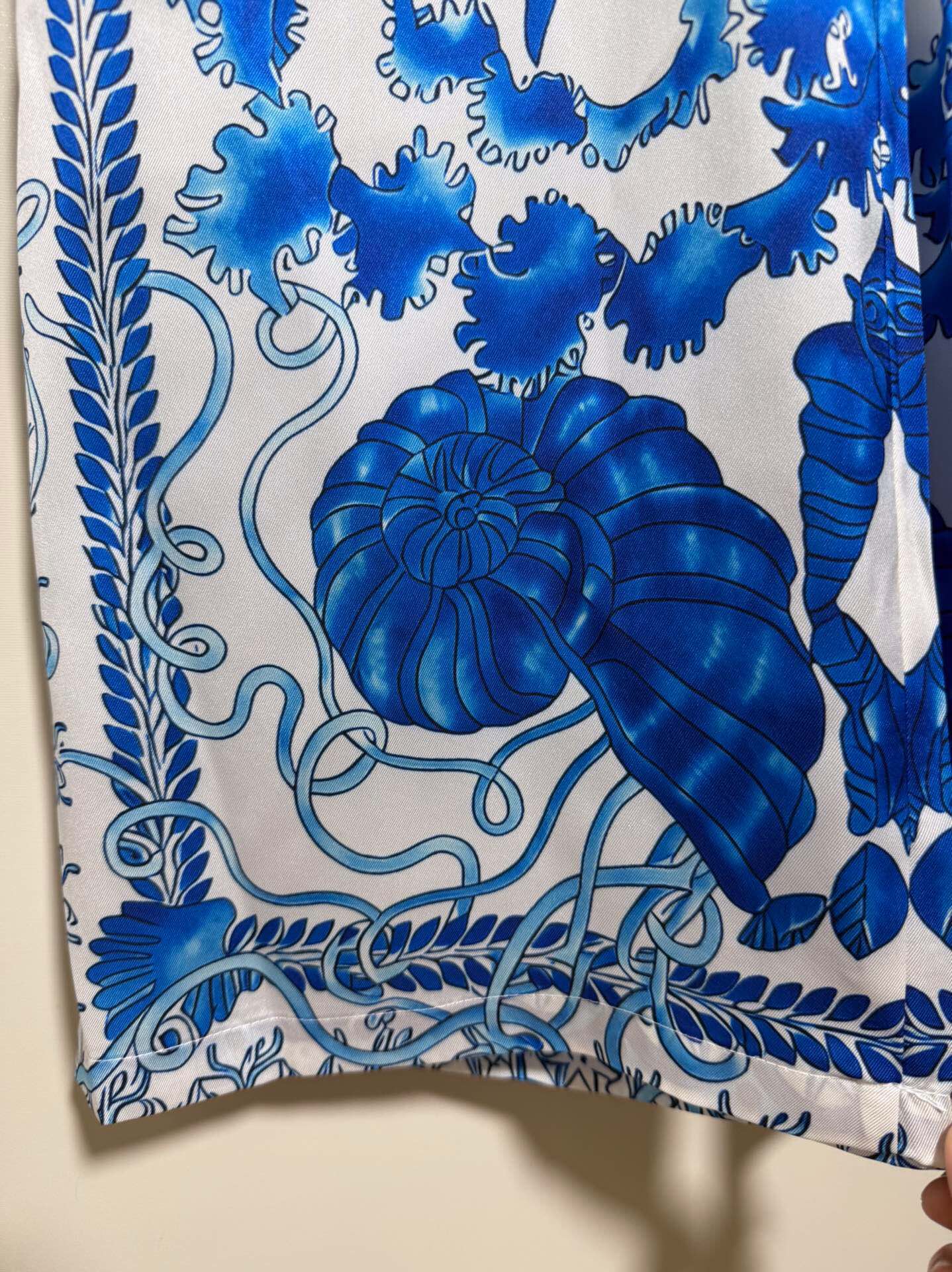 “Versace/Franch Chest Women’s Barlock Seashells Bottom Star Conch Seastars Twirl Broad Legs SMLXL” - 图片 5