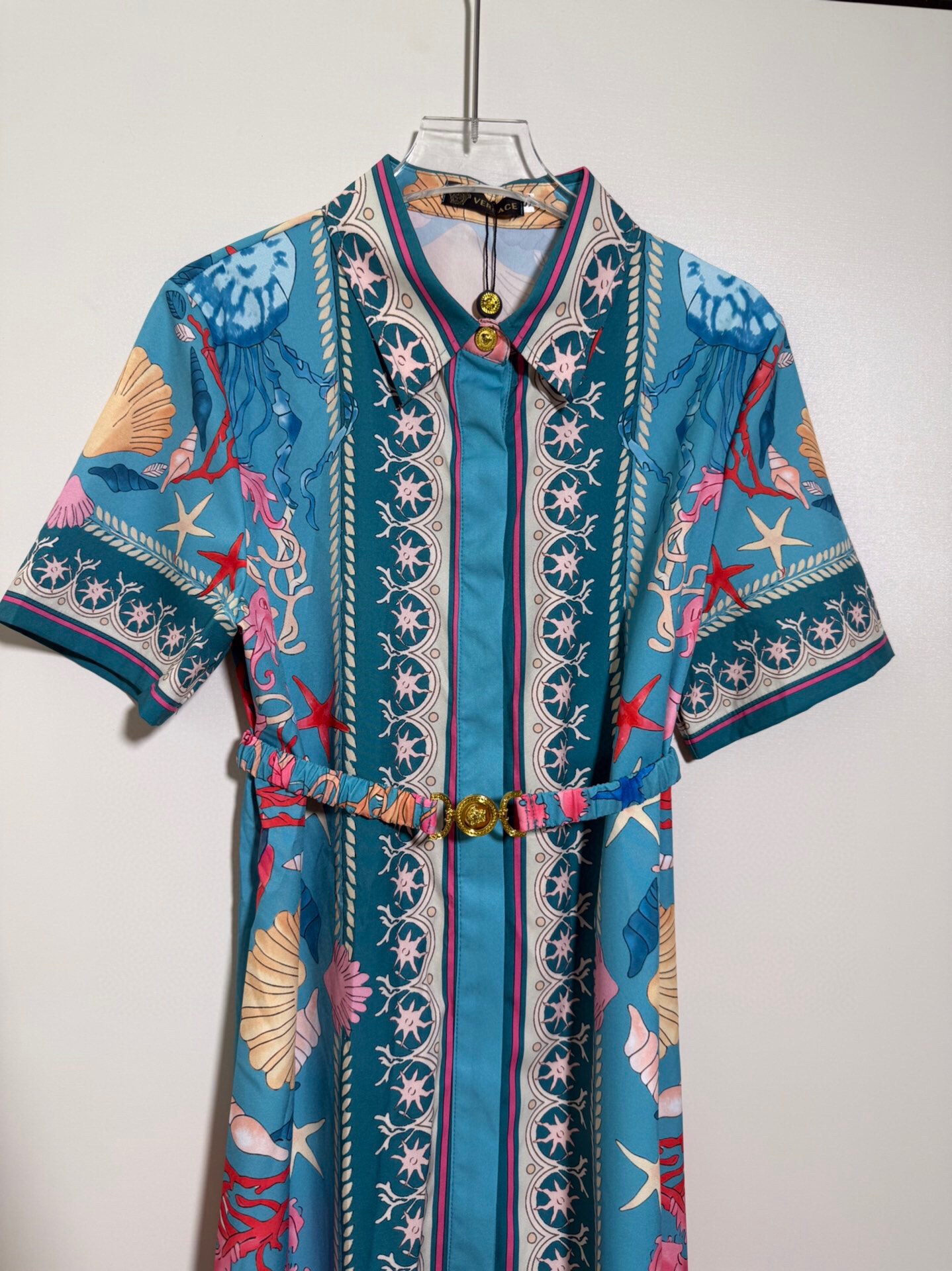 “High-Quality Women’s Clothes: Versace/French-Inspired Collection with Sea-Inspired Designs in Various Sizes” - 图片 3