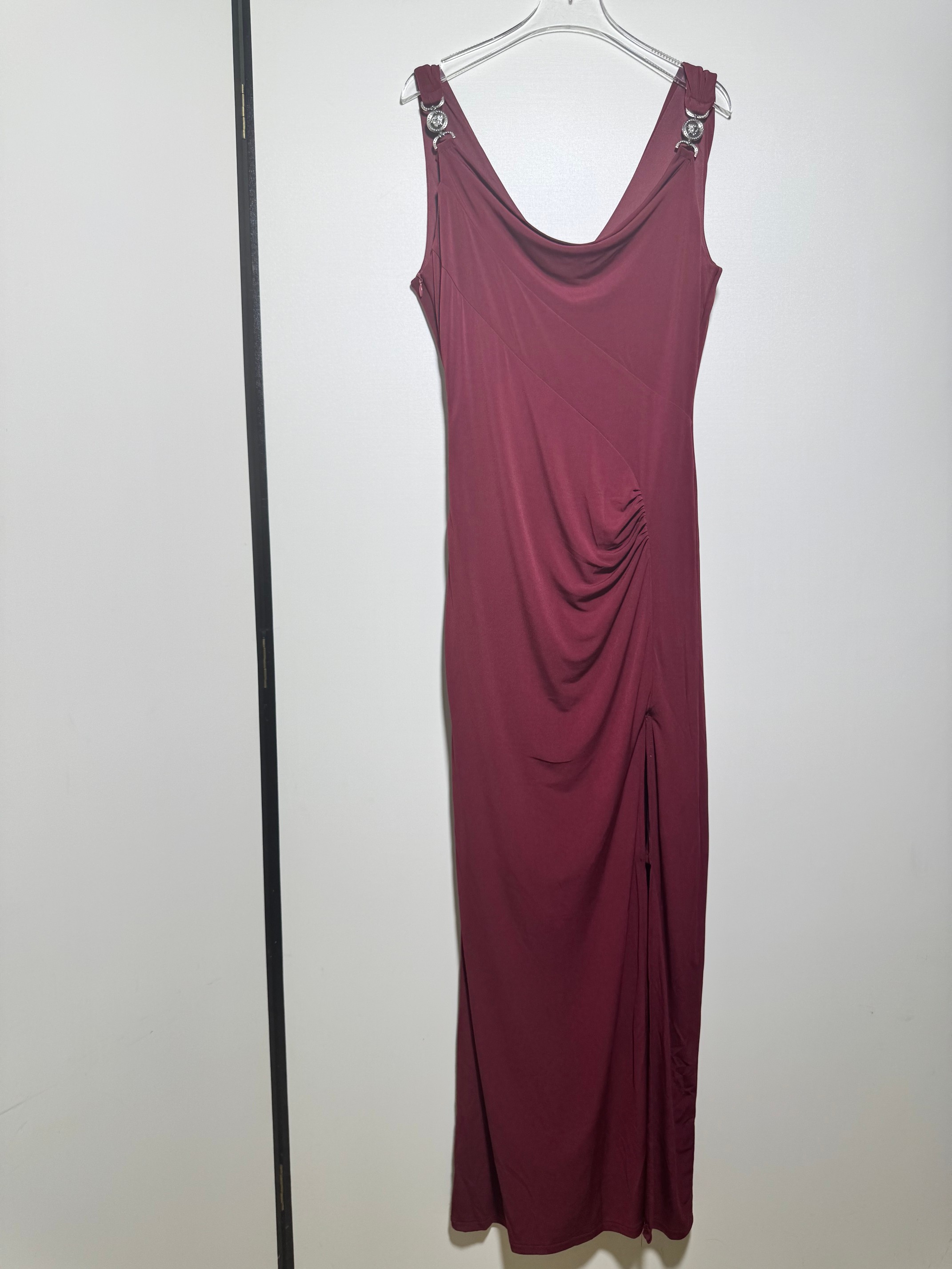 NO:828001,VERS**E/Fan*zhe women's popular series!  !  Draped asymmetrical drape dress large stretch mesh slim fit waist long dress SMLXL, Versace-clothing,versace,versace,skirts,19860909VERS**E/范*哲 女士 爆款系列！！垂褶不对称垂坠礼服连衣裙大弹力网纱修身显瘦收腰长款连衣裙SMLXL,范思哲-服装,versace,versace,skirts,,Women's clothing