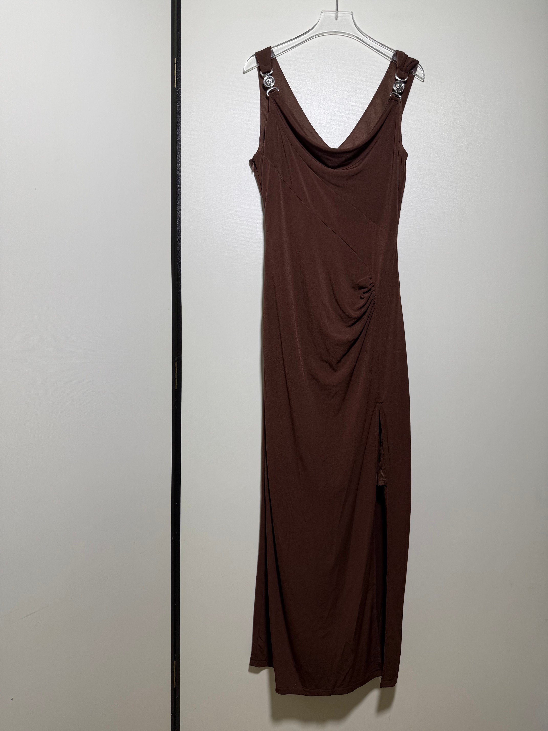 NO:822952,VERSACE/Versace women's popular series!  !  Draped asymmetrical drape dress large stretch mesh slim fit waist long dress SMLXL, Versace-clothing,versace,versace,skirts,19860909VERSACE/范思哲 女士 爆款系列！！垂褶不对称垂坠礼服连衣裙大弹力网纱修身显瘦收腰长款连衣裙SMLXL,范思哲-服装,versace,versace,skirts,,Women's clothing