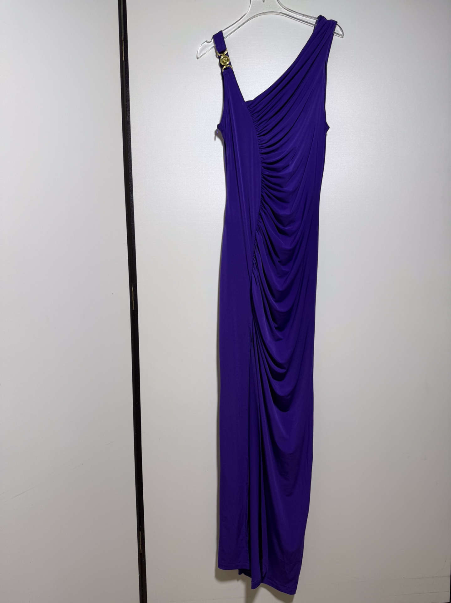 NO:832050,VERSACE/Versace women's popular series!  !  Draped asymmetrical draped gown dress large stretch mesh slim fit slim waist long dress SMLXL,,versace,versace,skirts,19860909VERSACE/范思哲 女士 爆款系列！！垂褶不对称垂坠礼服连衣裙大弹力网纱修身显瘦收腰长款连衣裙SMLXL,,versace,versace,skirts,,Women's clothing