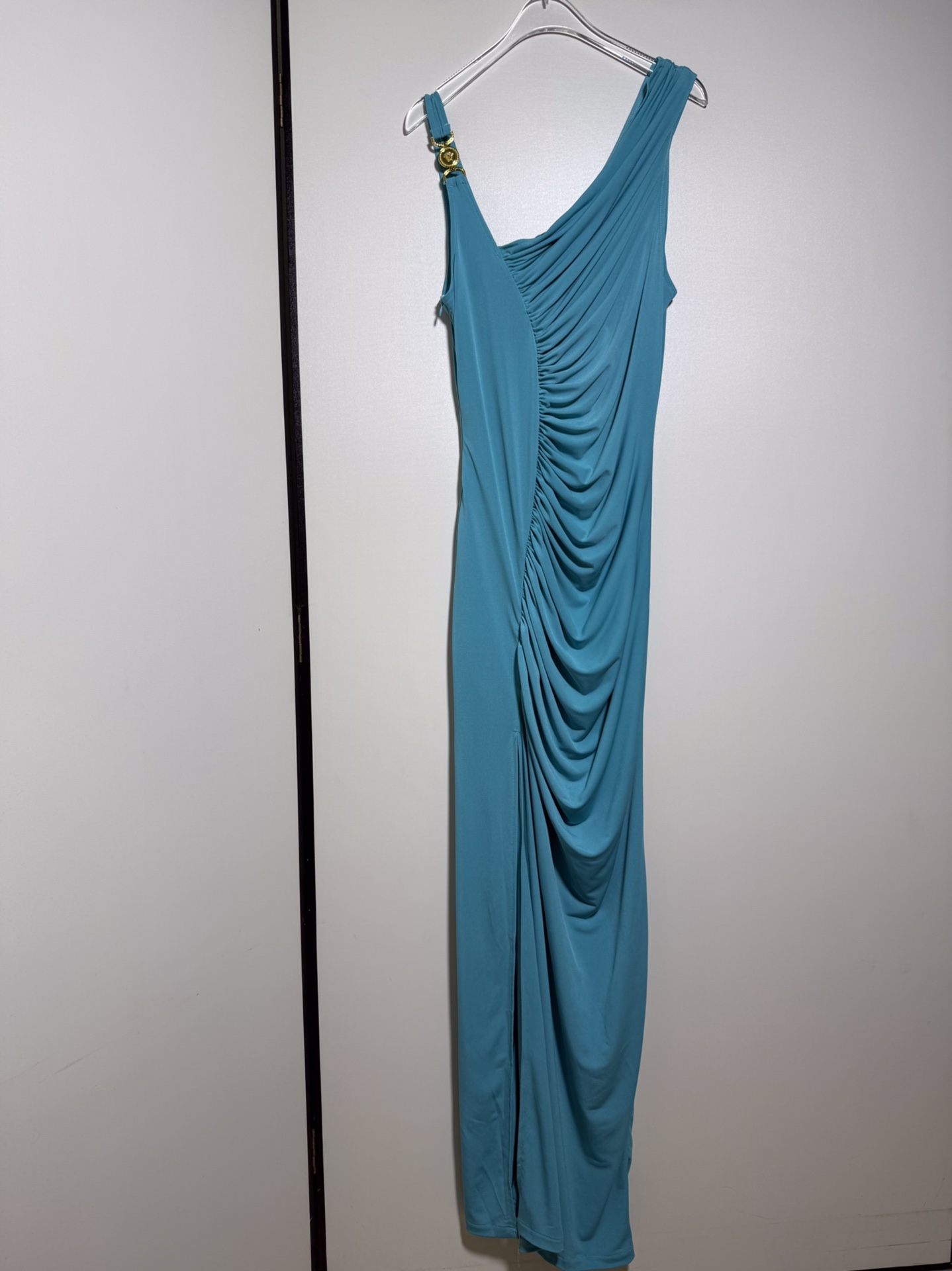 NO:820554,VERSACE/Versace women's popular series!  !  Draped asymmetrical drape dress large stretch mesh slim fit waist long dress SMLXL, Versace-clothing,versace,versace,skirts,19860909VERSACE/范思哲 女士 爆款系列！！垂褶不对称垂坠礼服连衣裙大弹力网纱修身显瘦收腰长款连衣裙SMLXL,范思哲-服装,versace,versace,skirts,,Women's clothing