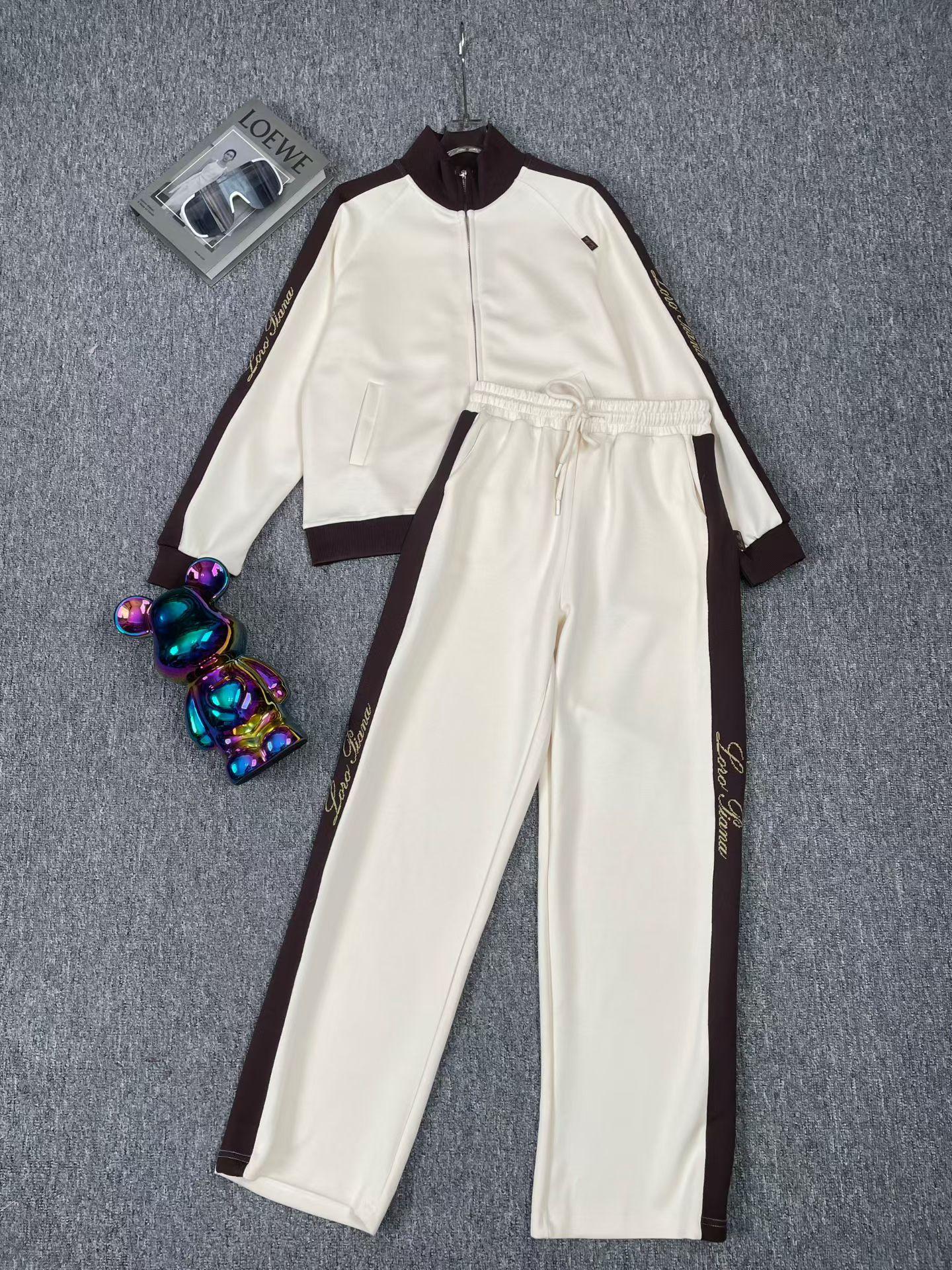 NO:899657,Suit New Classic Fashion Versatile Casual Lapel Long Sleeve Logo Letters Contrast Color Zipper Sweater Jacket Drawstring Elastic Waist Casual Pants Casual Sports Suit Two-piece Set.SMLXL, women's clothing, hoodie, sweatshirts, jackets & coats,19860909套装新款经典时髦百搭休闲翻领长袖徽标字母撞色拉链式卫衣外套抽绳松紧腰休闲长裤 休闲运动套装两件套.SMLXL,女装,hoodie,sweatshirts,jackets & coats,,Women's clothing