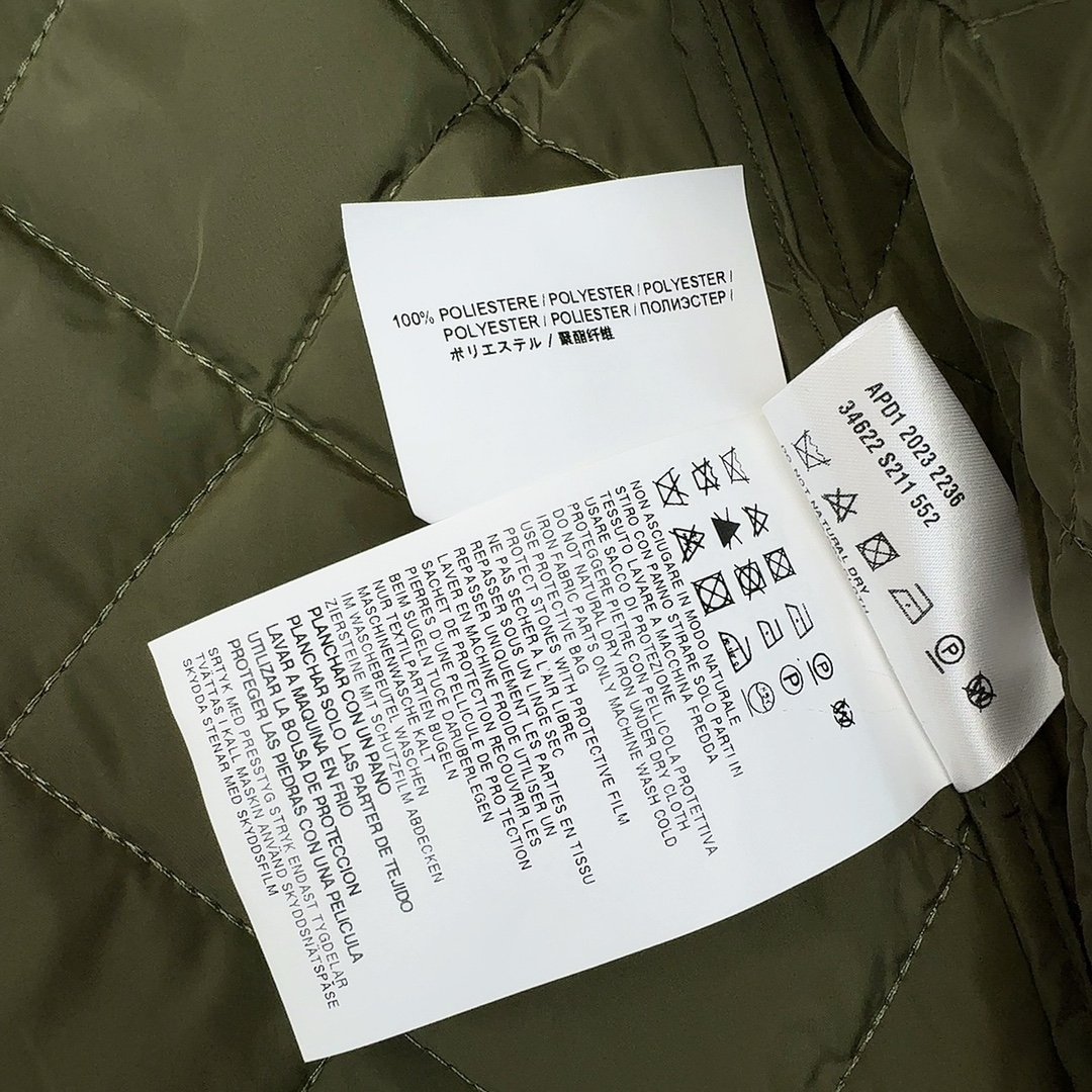 特价🉐️❗️现货齐码❗️不退不换爆单款推荐 PD 24Ss—————秋冬最新款双面菱形绗缝短款夹棉外套 