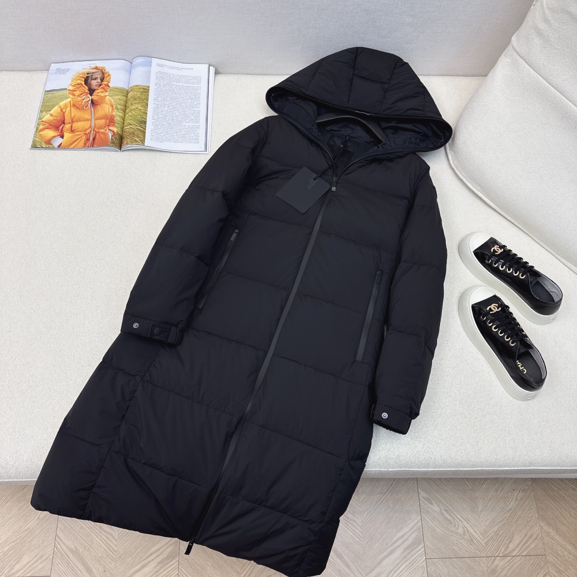 Where to find best
 Moncler Replicas
 Clothing Down Jacket Black White Unisex Fall/Winter Collection Hooded Top