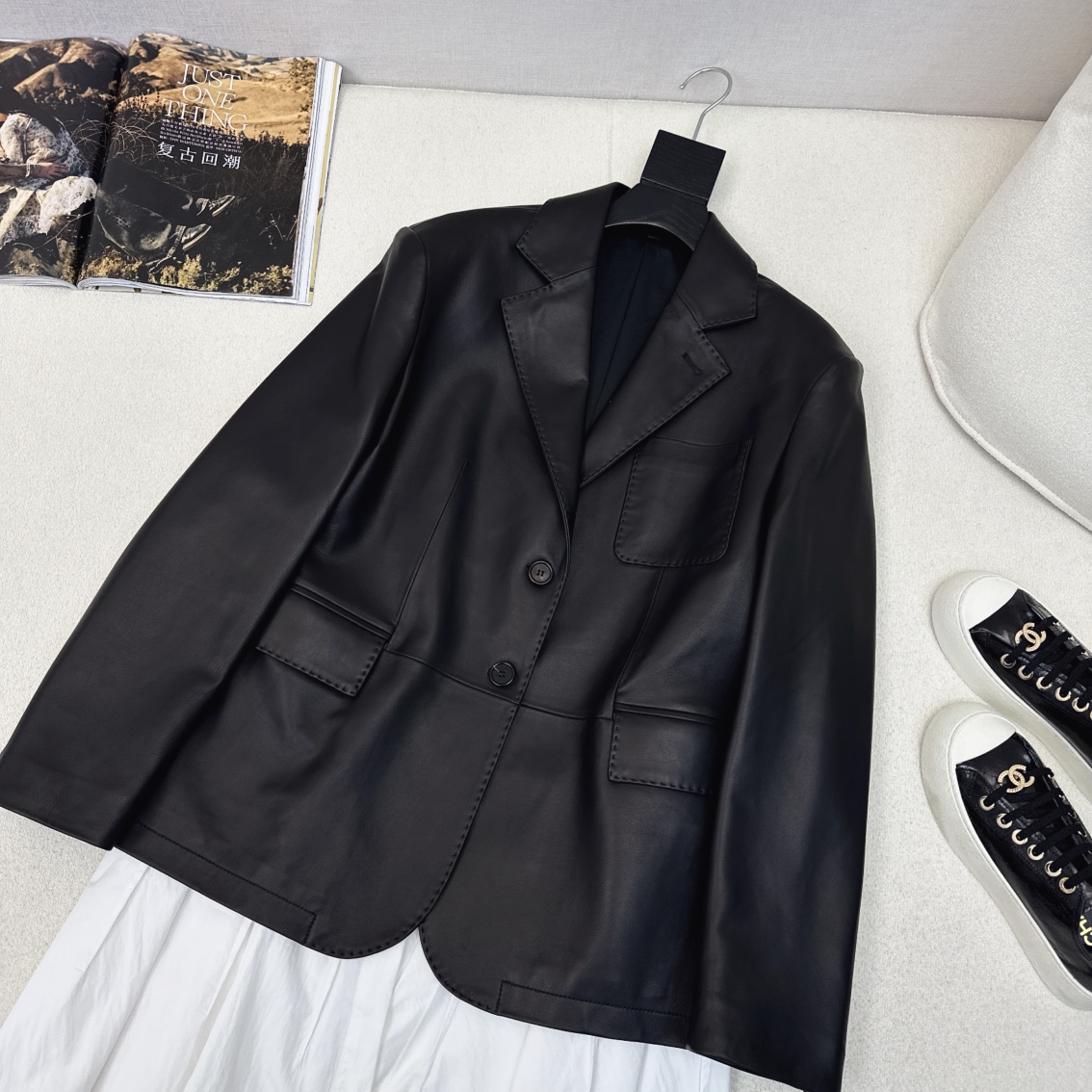 “Newest Fall/Winter Sheep-Skin Suit Coat with Multi-Dressing Design” - 图片 2