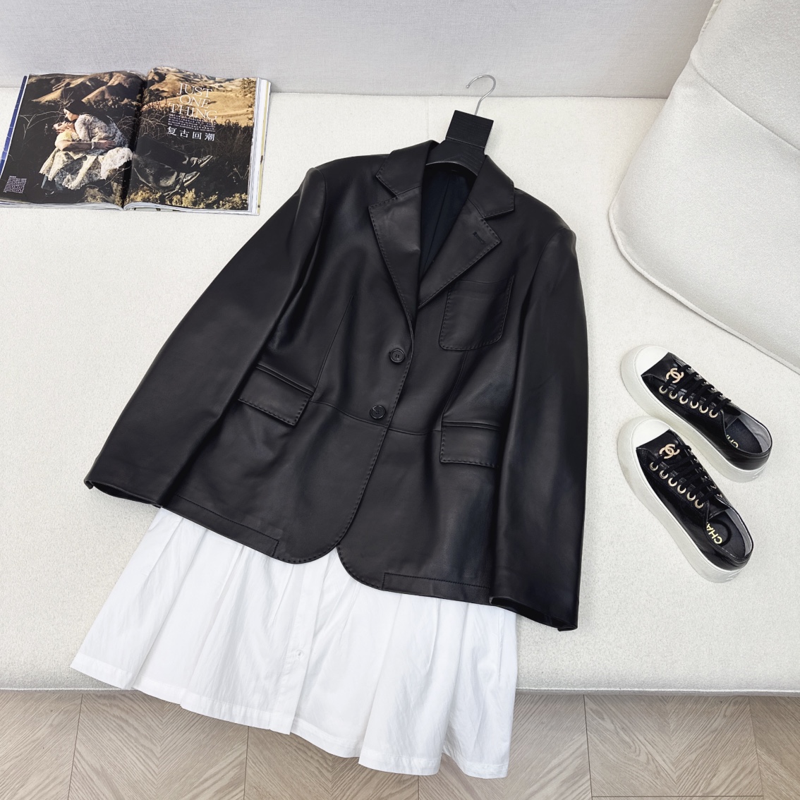 “Newest Fall/Winter Sheep-Skin Suit Coat with Multi-Dressing Design” - 图片 1