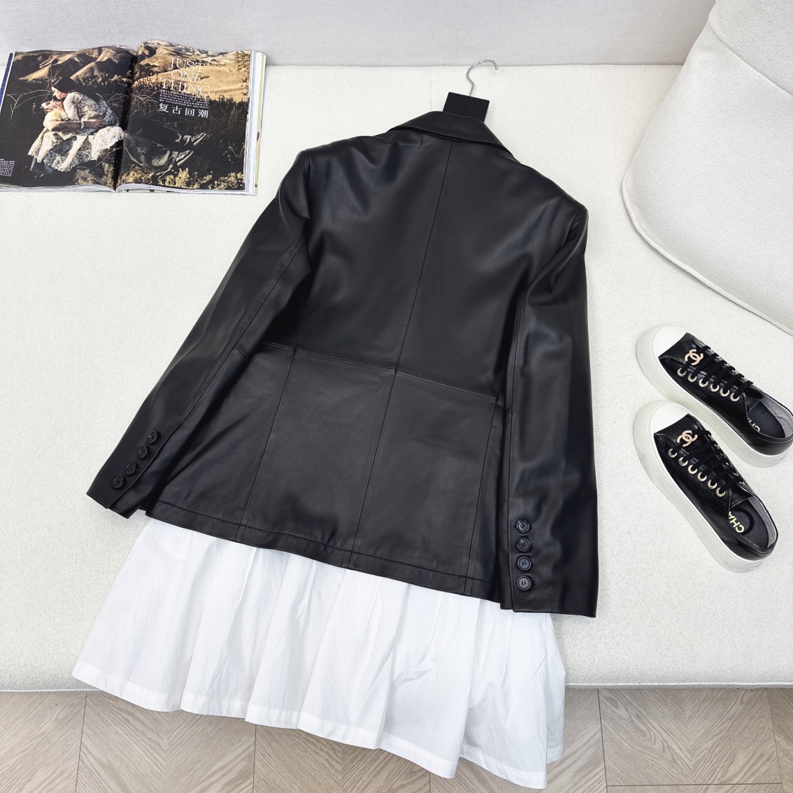 “Newest Fall/Winter Sheep-Skin Suit Coat with Multi-Dressing Design” - 图片 9