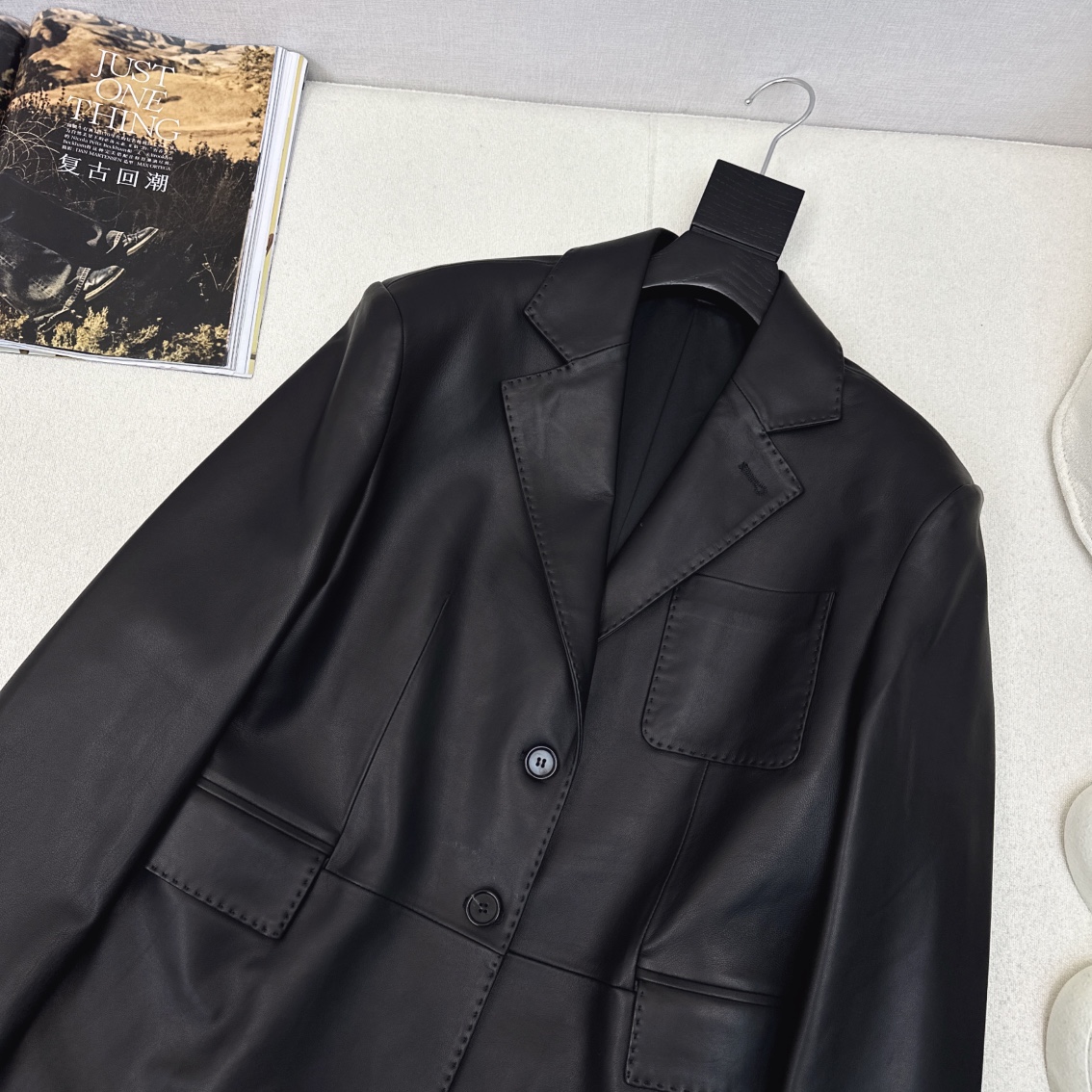 “Newest Fall/Winter Sheep-Skin Suit Coat with Multi-Dressing Design” - 图片 3