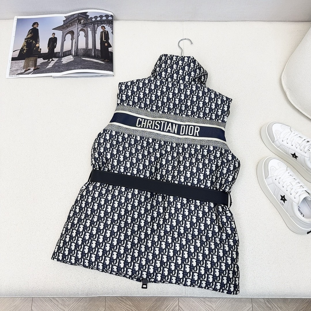 特价🉐️❗️现货齐码❗️不退不换❗️爆单款推荐 CD 24Ss———秋冬最新款滑雪系列收腰羽绒马甲 🖤定